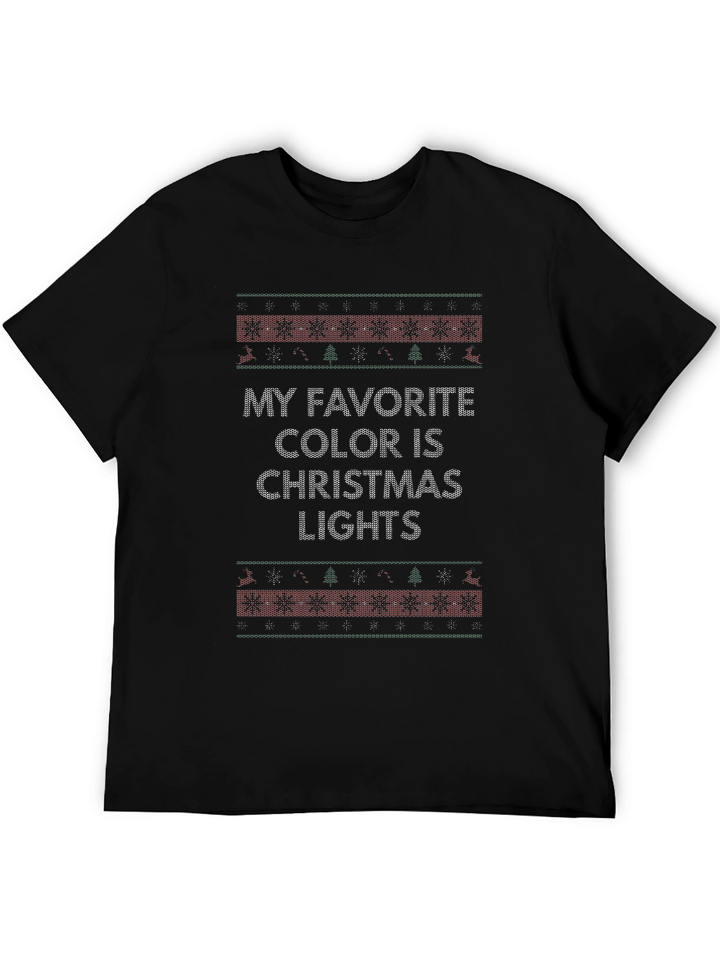 Christmas Lights T-Shirt - Holiday Festive Tee