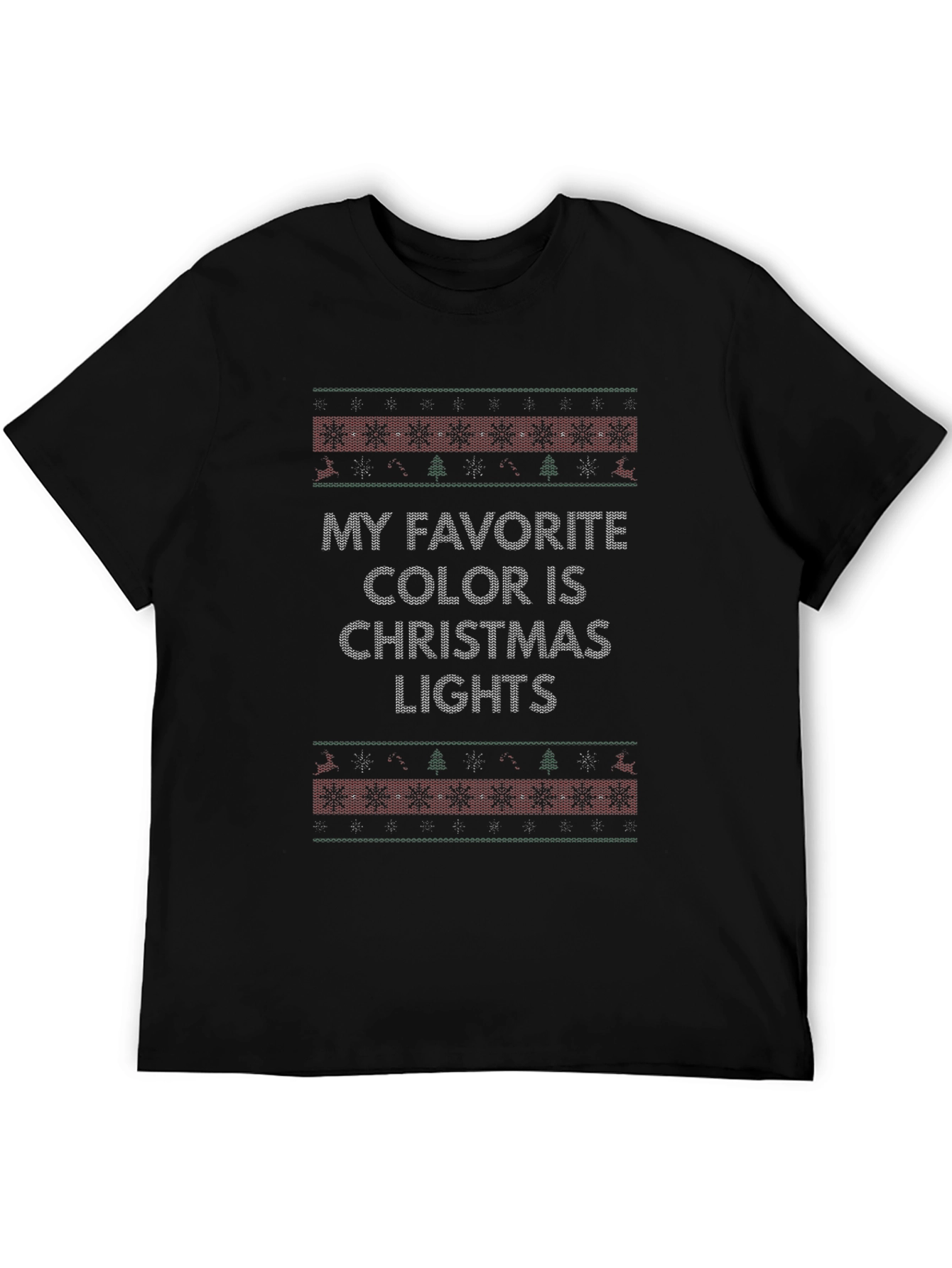 Christmas Lights T-Shirt - Holiday Festive Tee