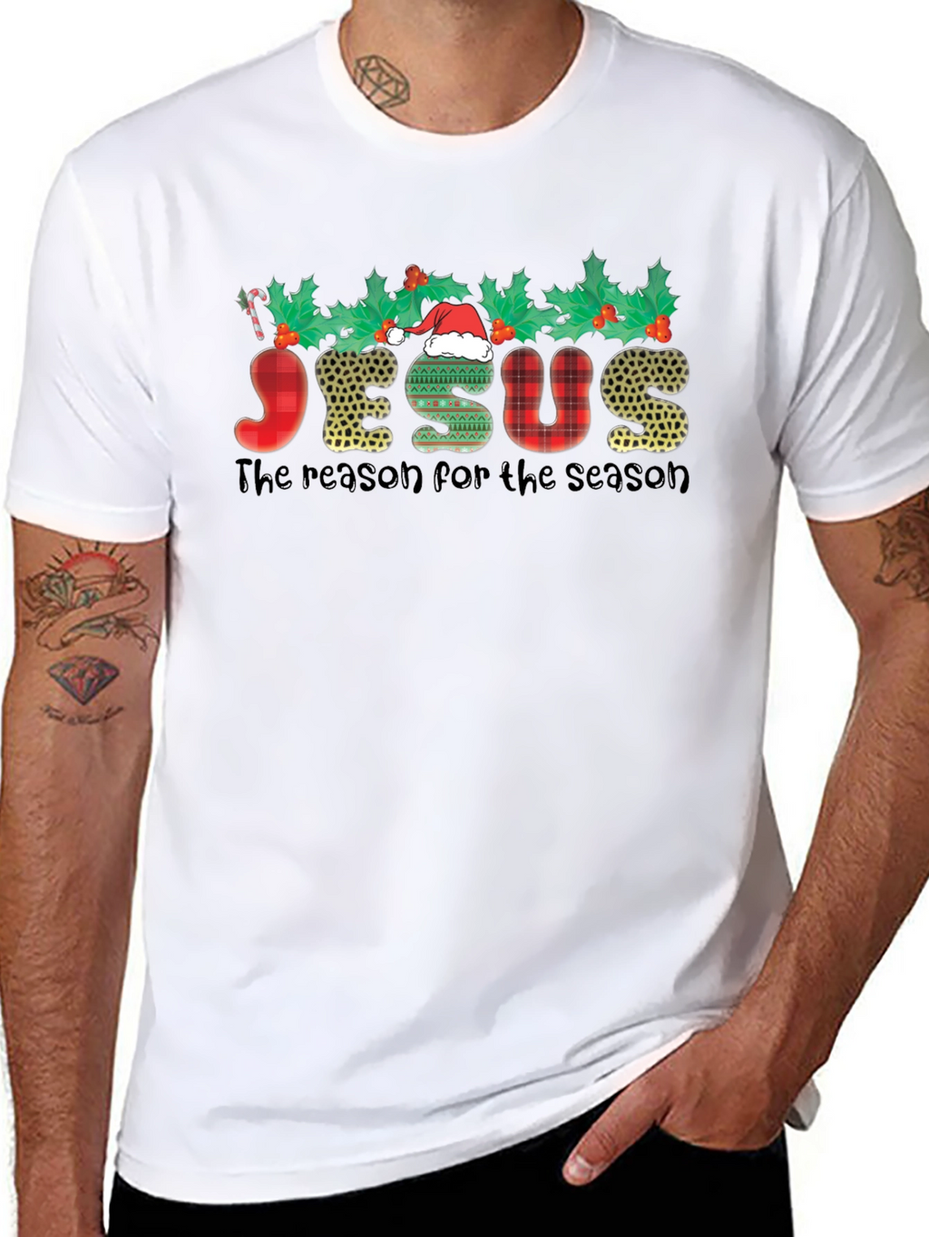 Festive Jesus Holiday T-Shirt