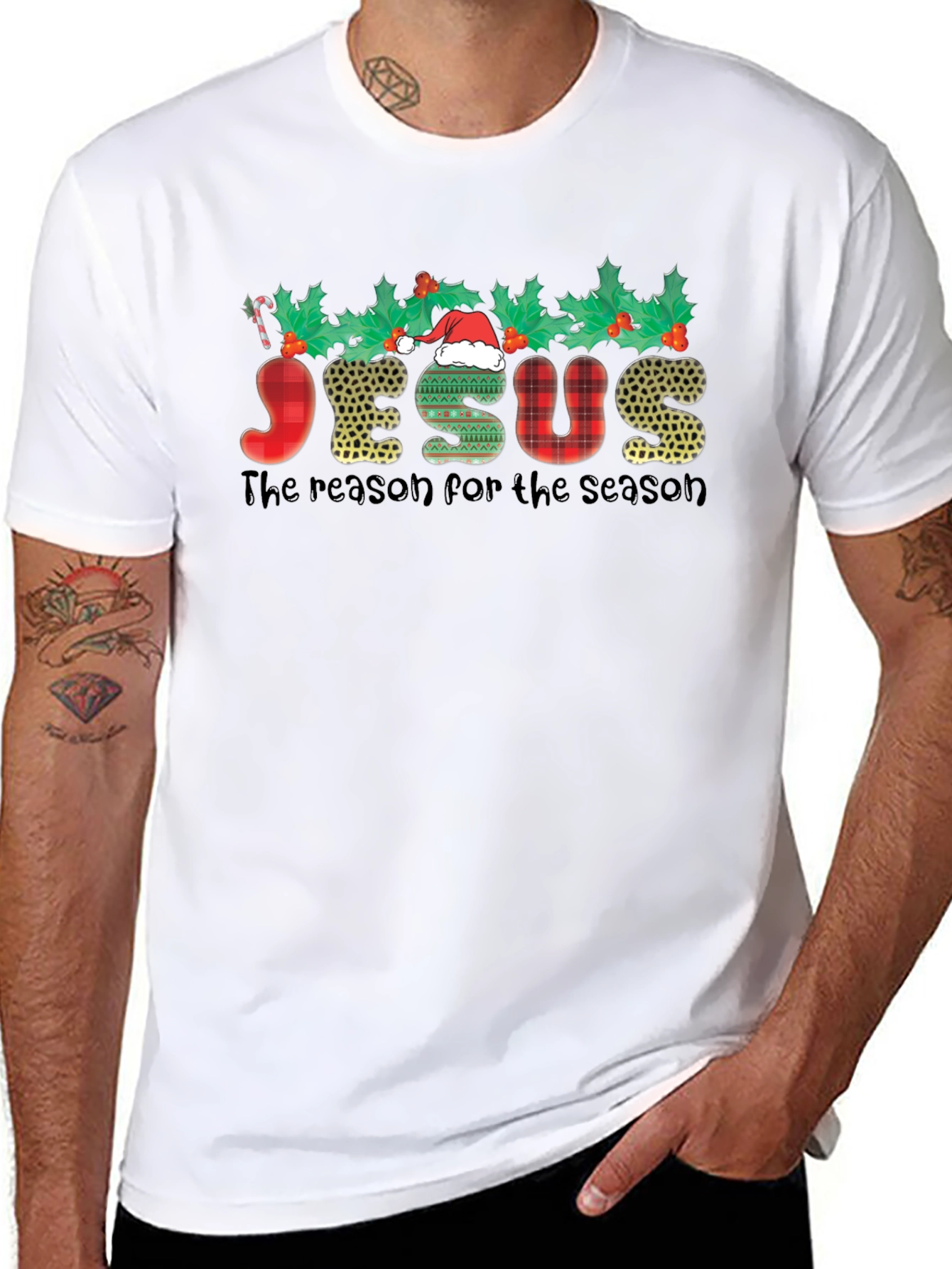 Festive Jesus Holiday T-Shirt