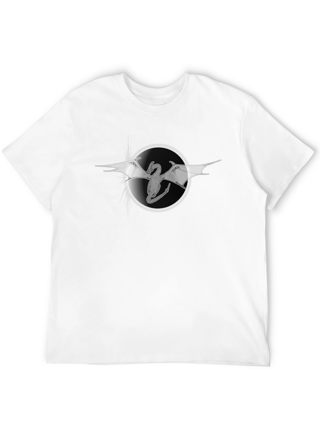 Dragon Circle Graphic T-Shirt - Black