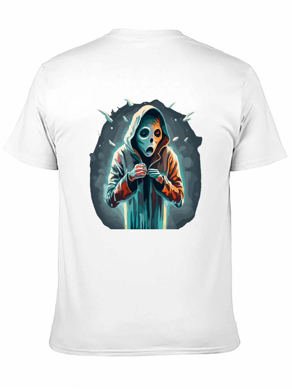 Hooded Figure Graphic Tee