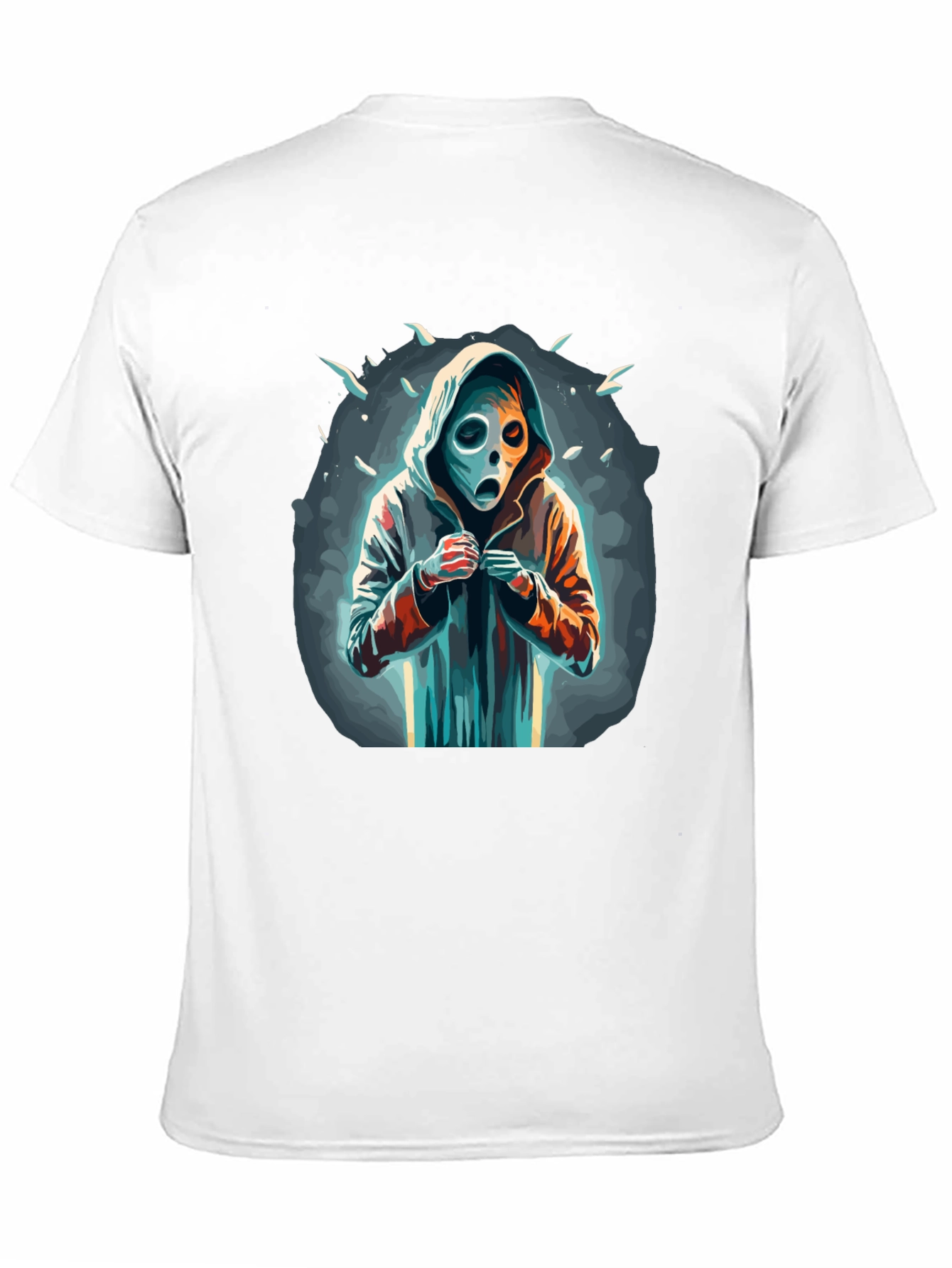 Hooded Figure Graphic Tee