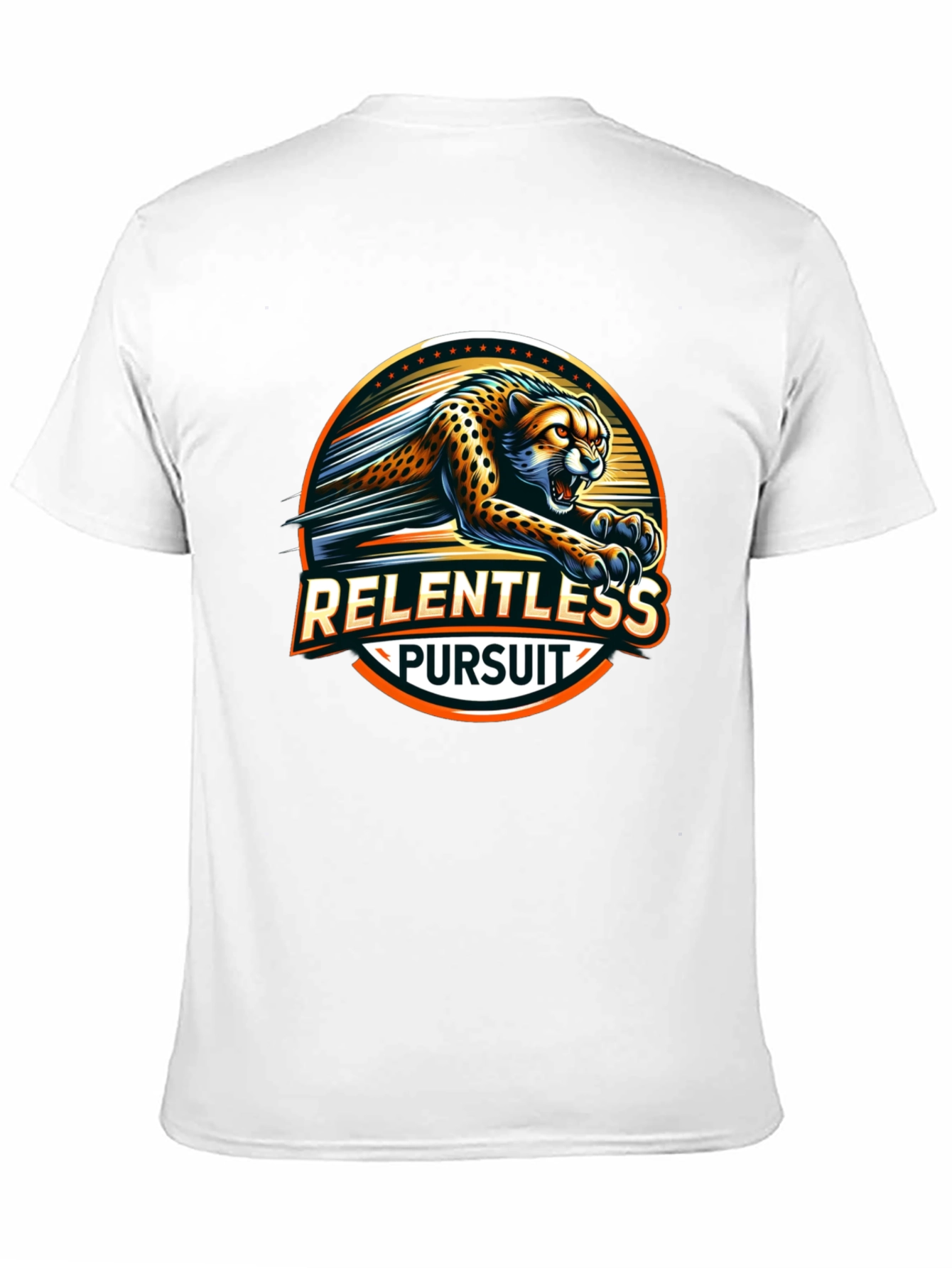 Relentless Pursuit Cheetah Graphic T-Shirt