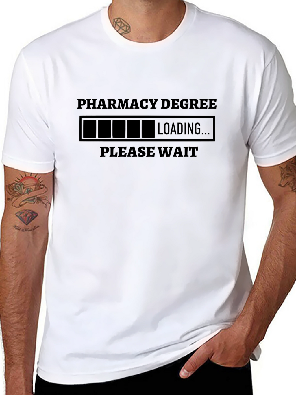 Pharmacy Degree Loading T-Shirt