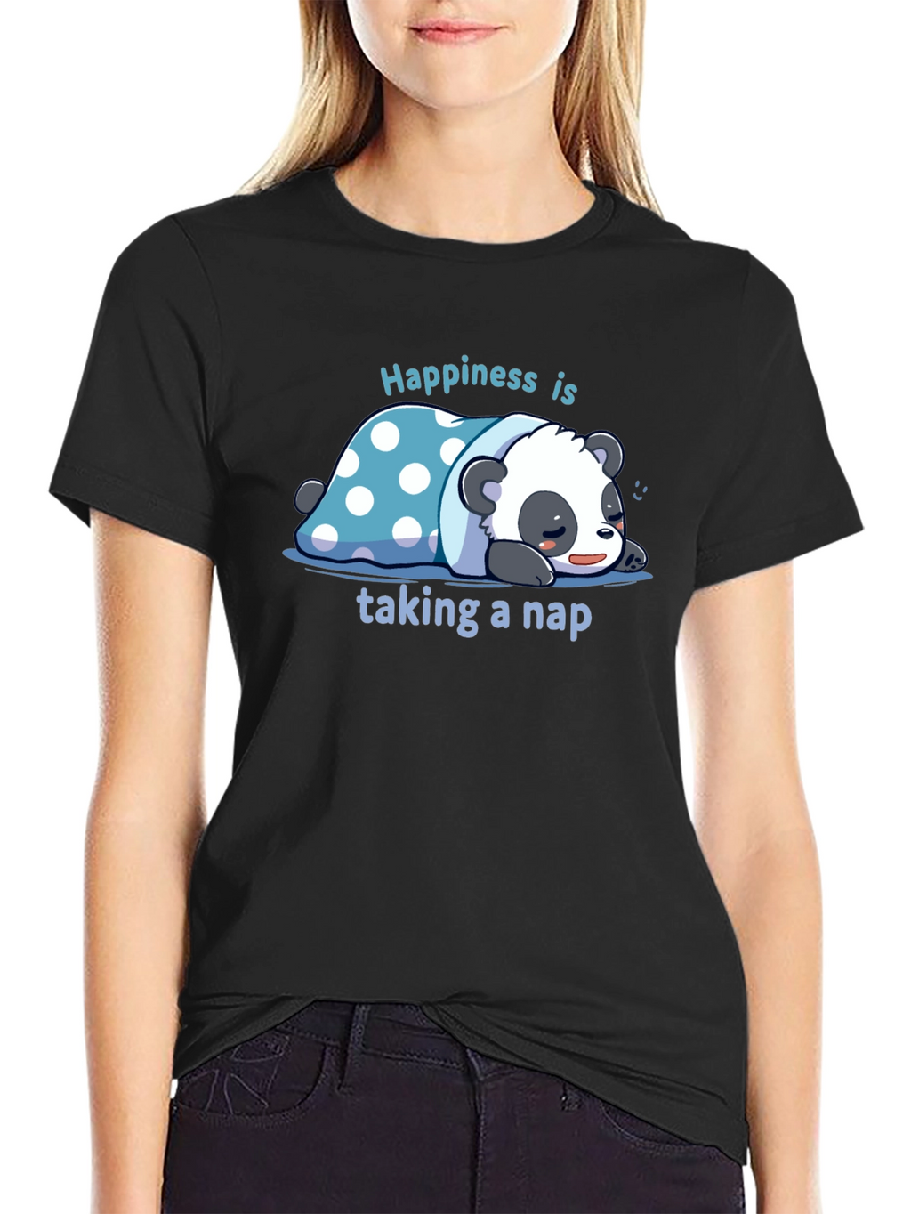 Cute Panda Nap T-Shirt