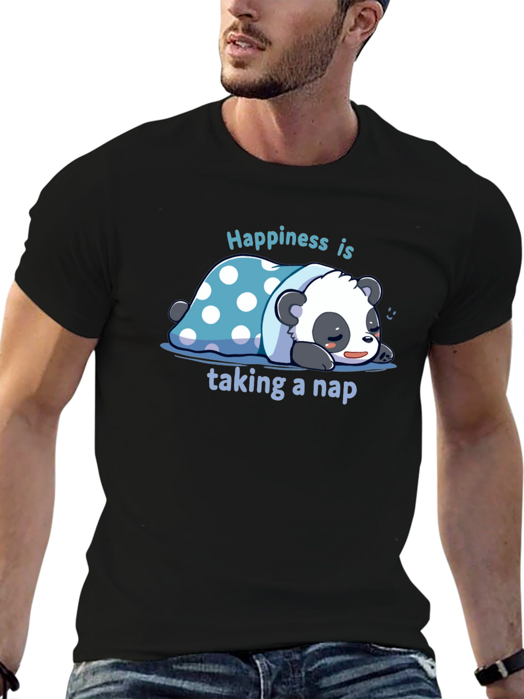 Cute Panda Nap T-Shirt