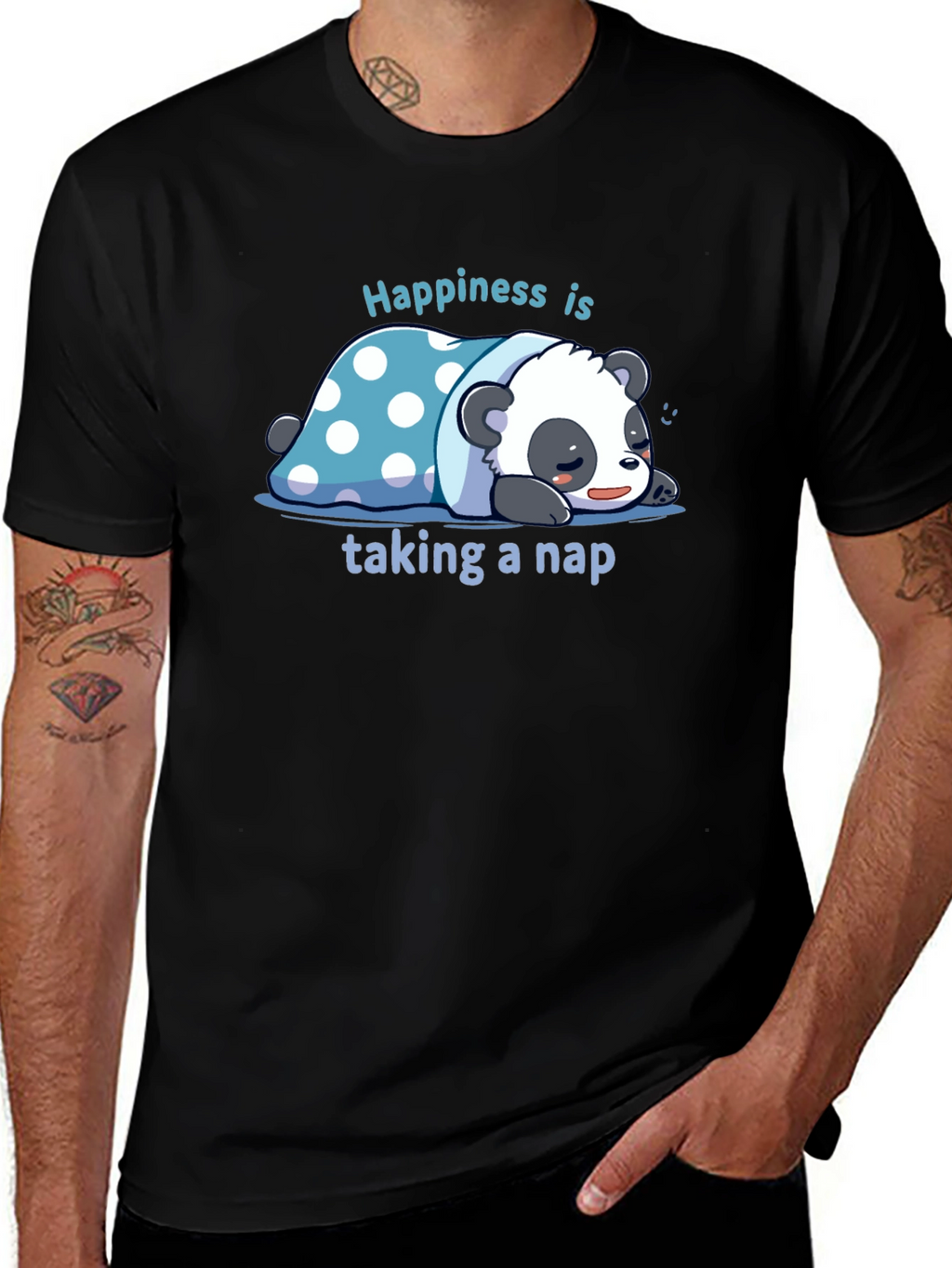 Cute Panda Nap T-Shirt