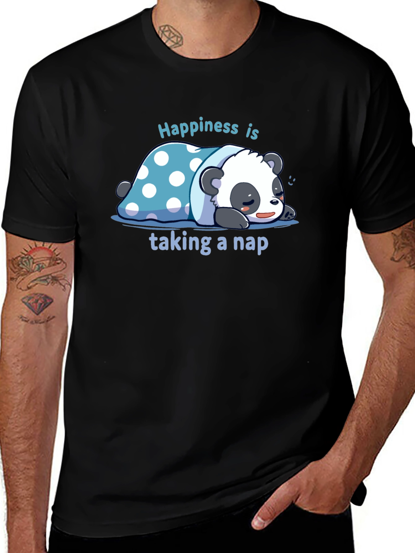 Cute Panda Nap T-Shirt