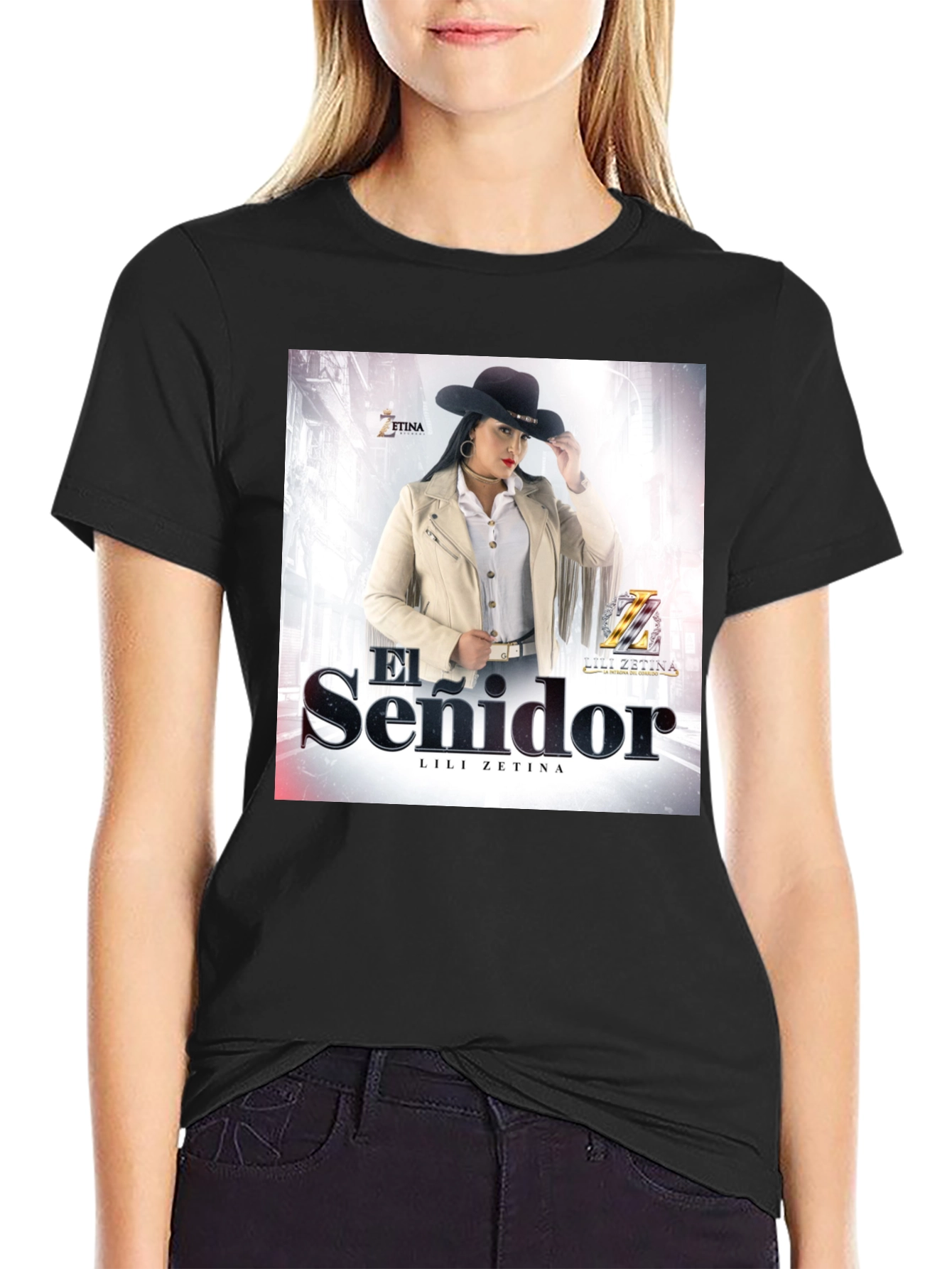 Lili Zetina El Senidor Graphic Tee
