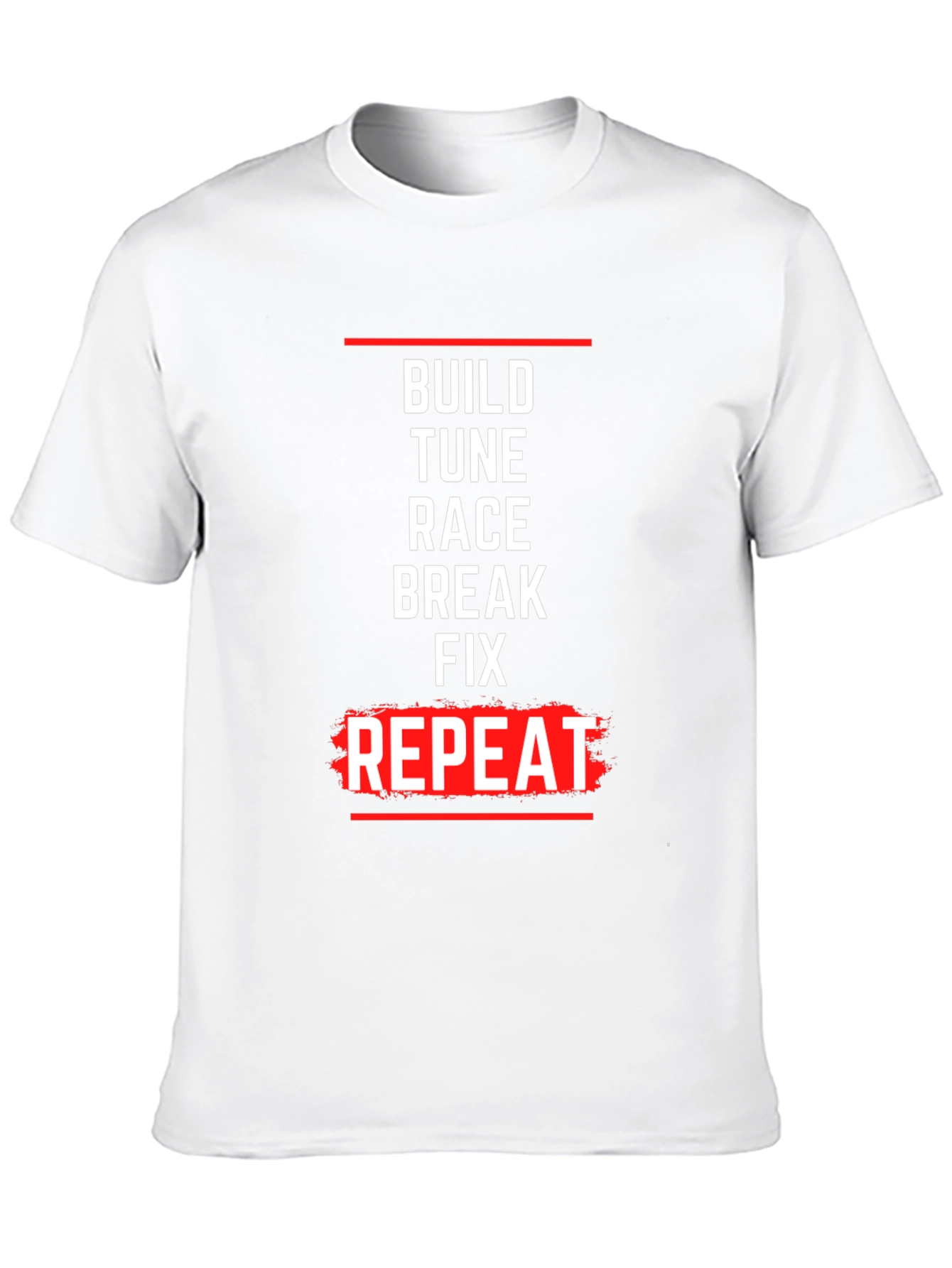Build Tune Race T-Shirt - Automotive Enthusiast Tee