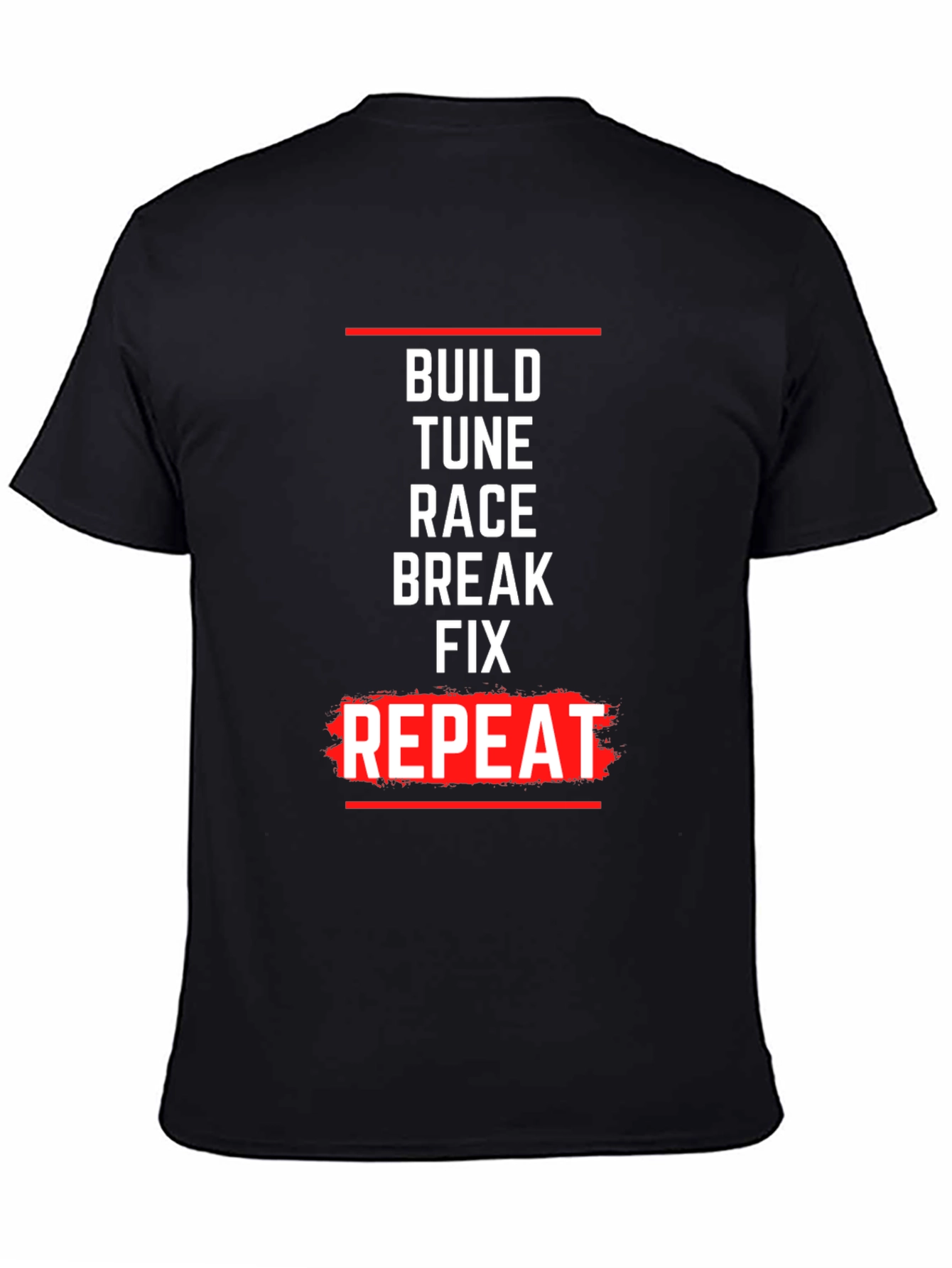 Build Tune Race T-Shirt - Automotive Enthusiast Tee