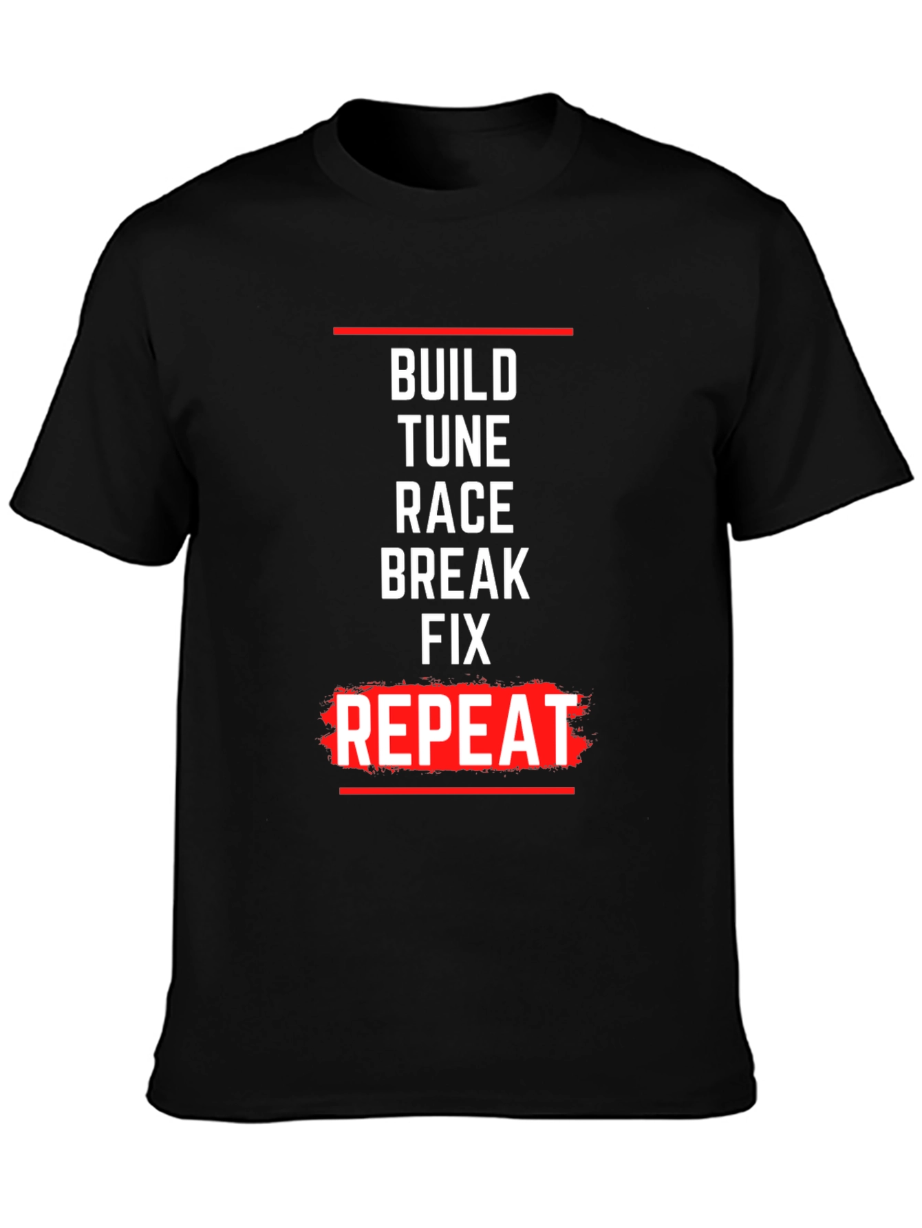 Build Tune Race T-Shirt - Automotive Enthusiast Tee