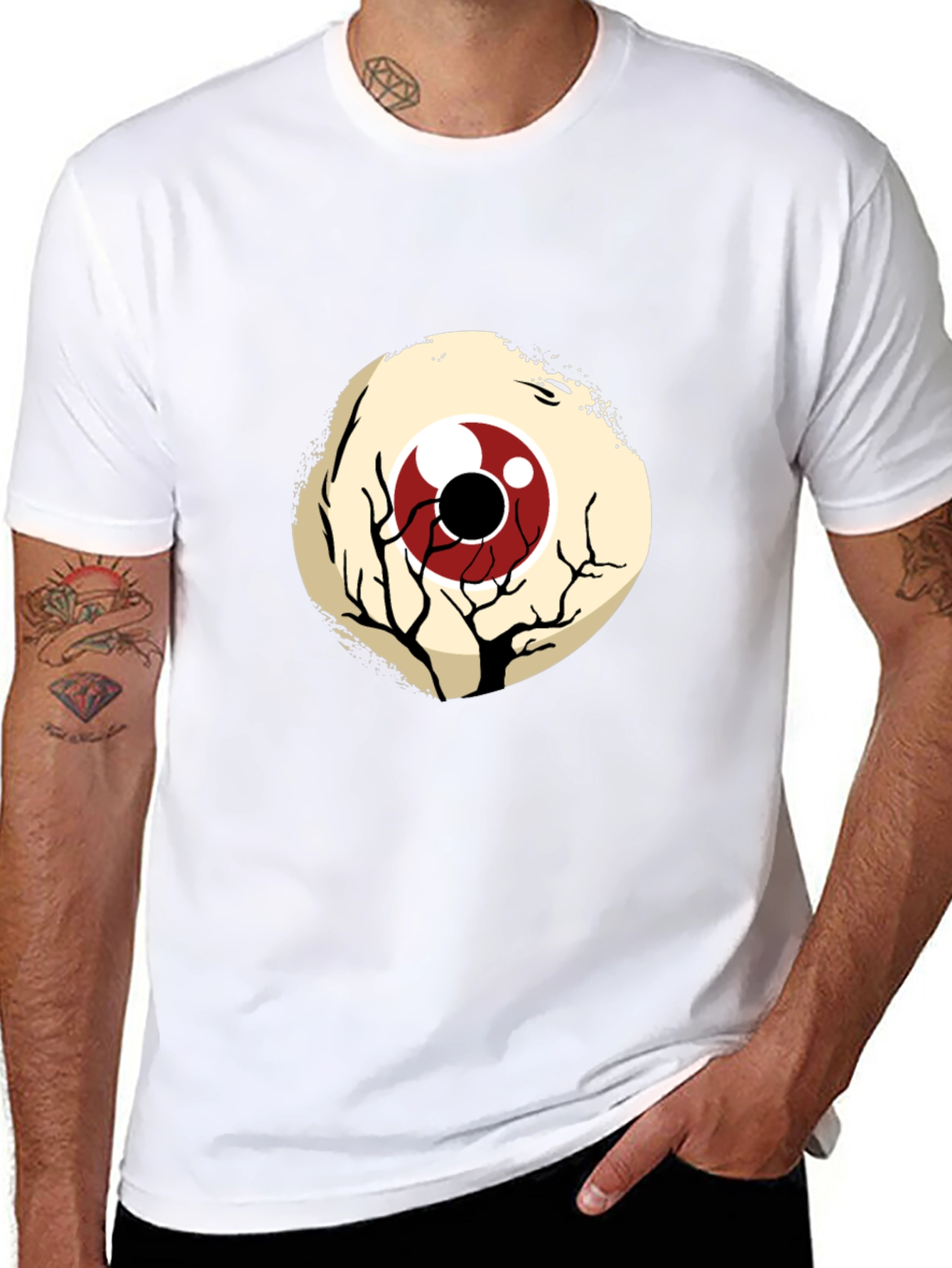 Eyeball Graphic Black T-Shirt