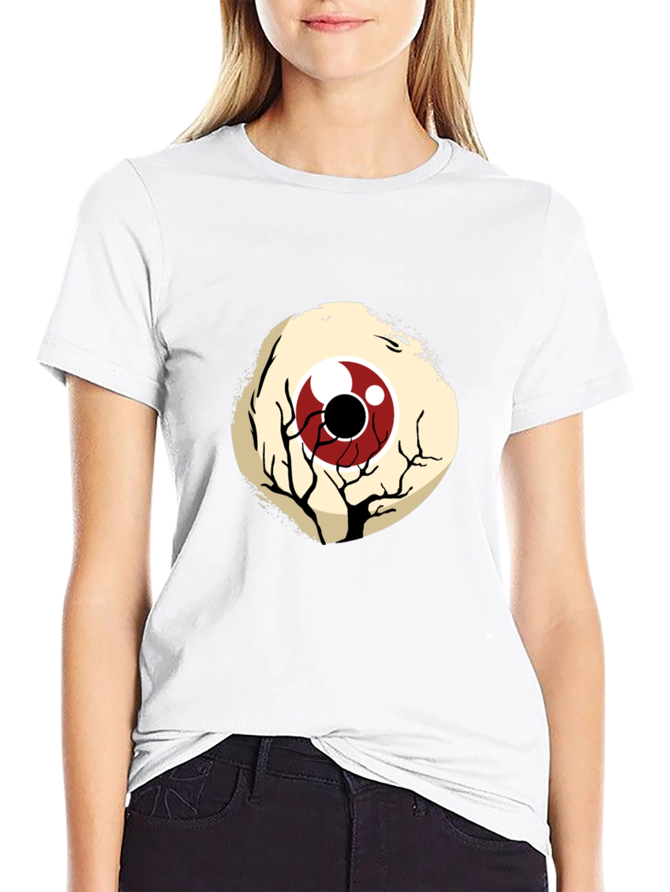 Eyeball Graphic Black T-Shirt
