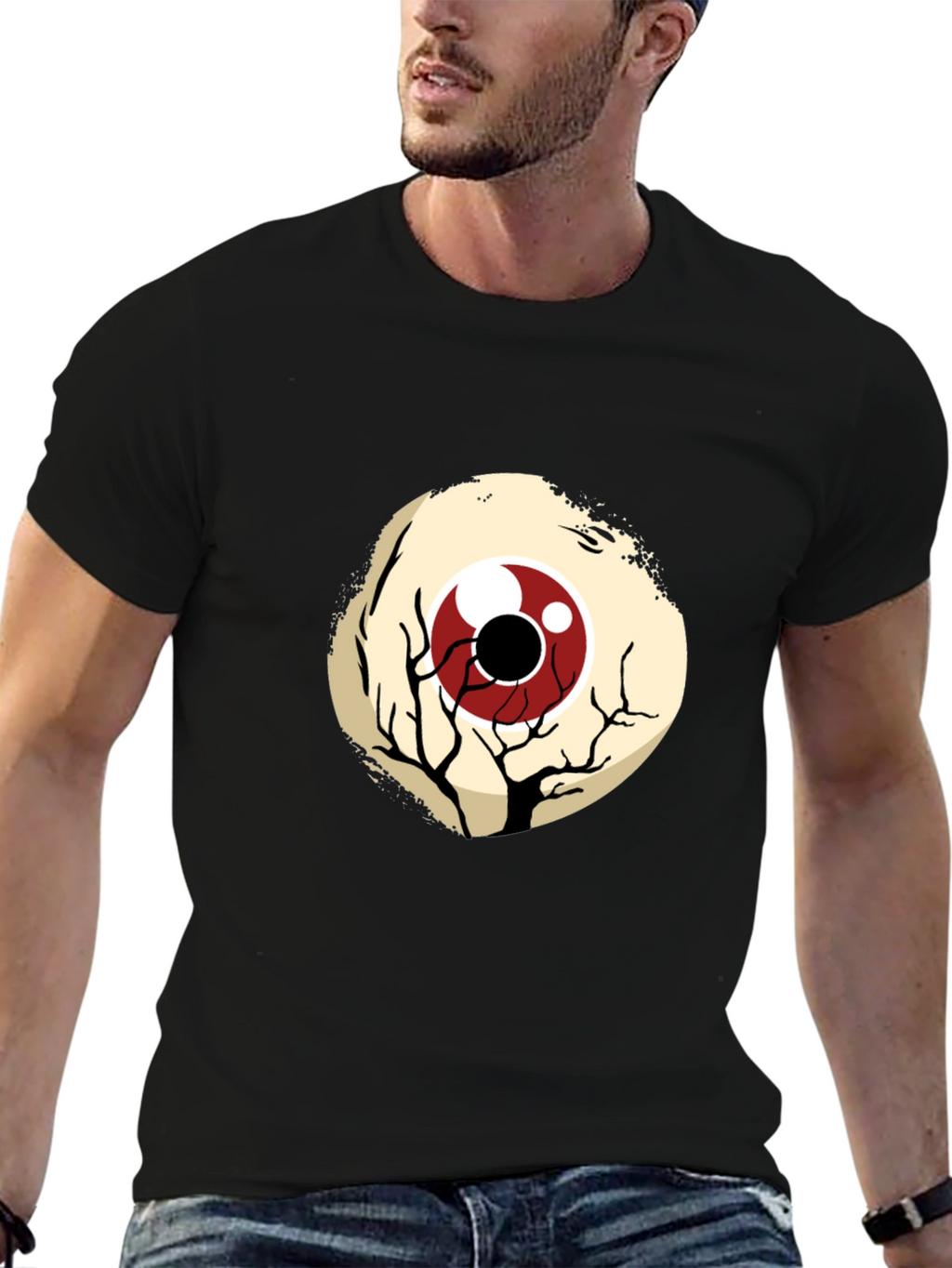 Eyeball Graphic Black T-Shirt