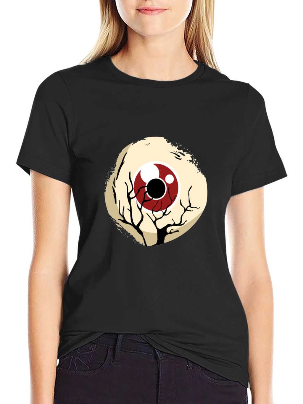 Eyeball Graphic Black T-Shirt