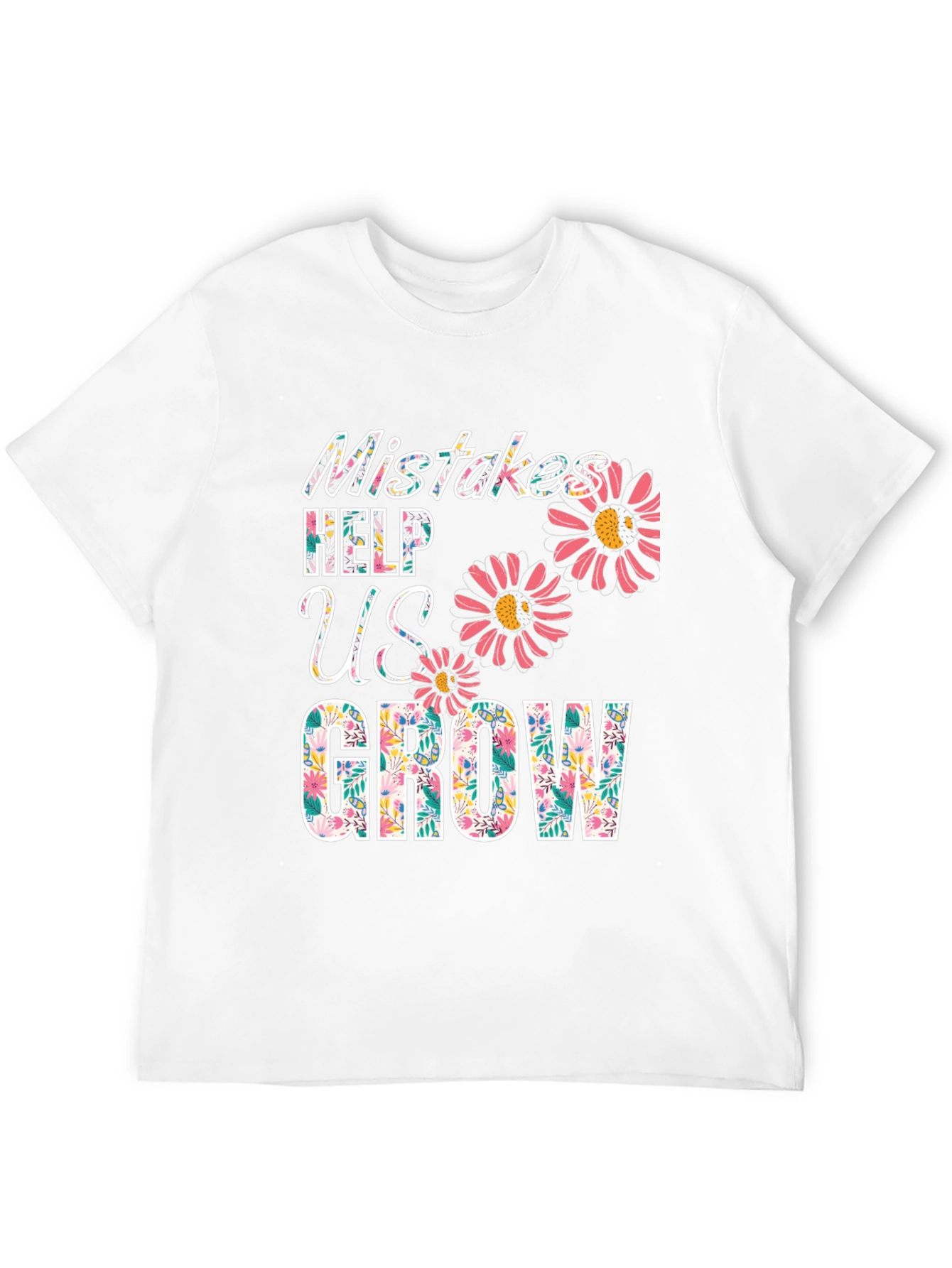 Mistakes Help Us Grow Graphic T-Shirt