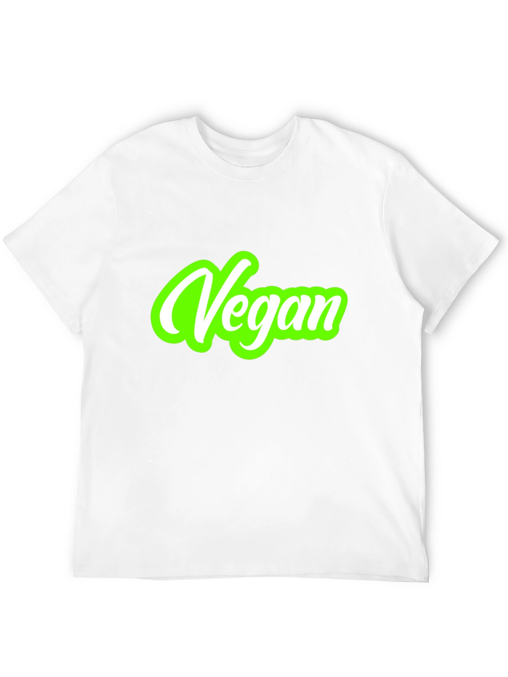 Vegan Graphic Tee - Black Cotton T-Shirt
