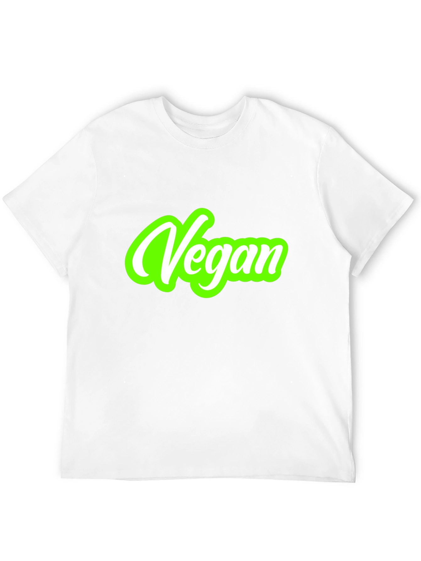 Vegan Graphic Tee - Black Cotton T-Shirt