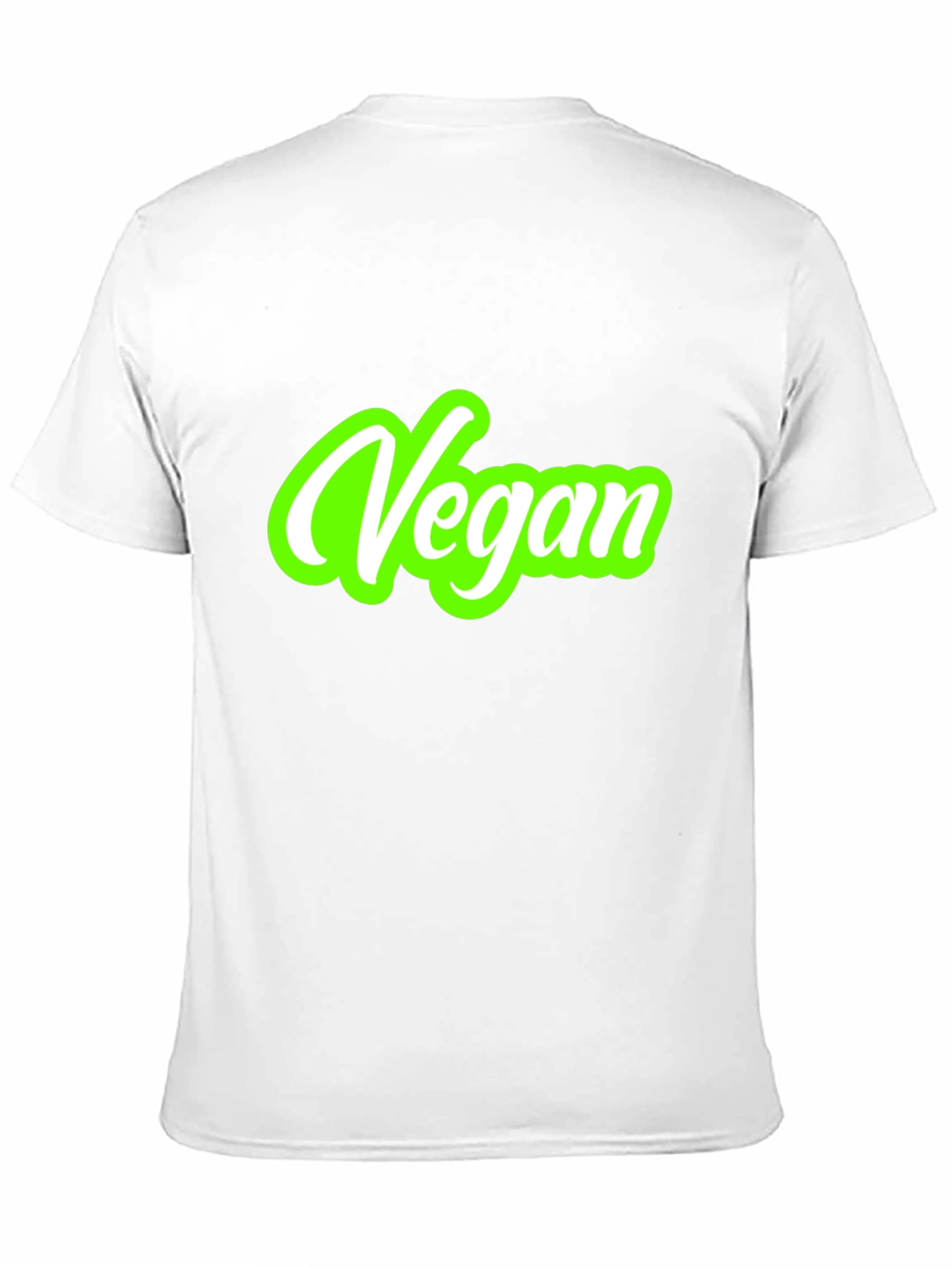 Vegan Graphic Tee - Black Cotton T-Shirt