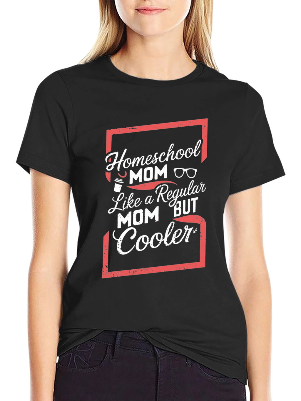 Homeschool Mom Graphic Tee - Regular Mom But Cooler