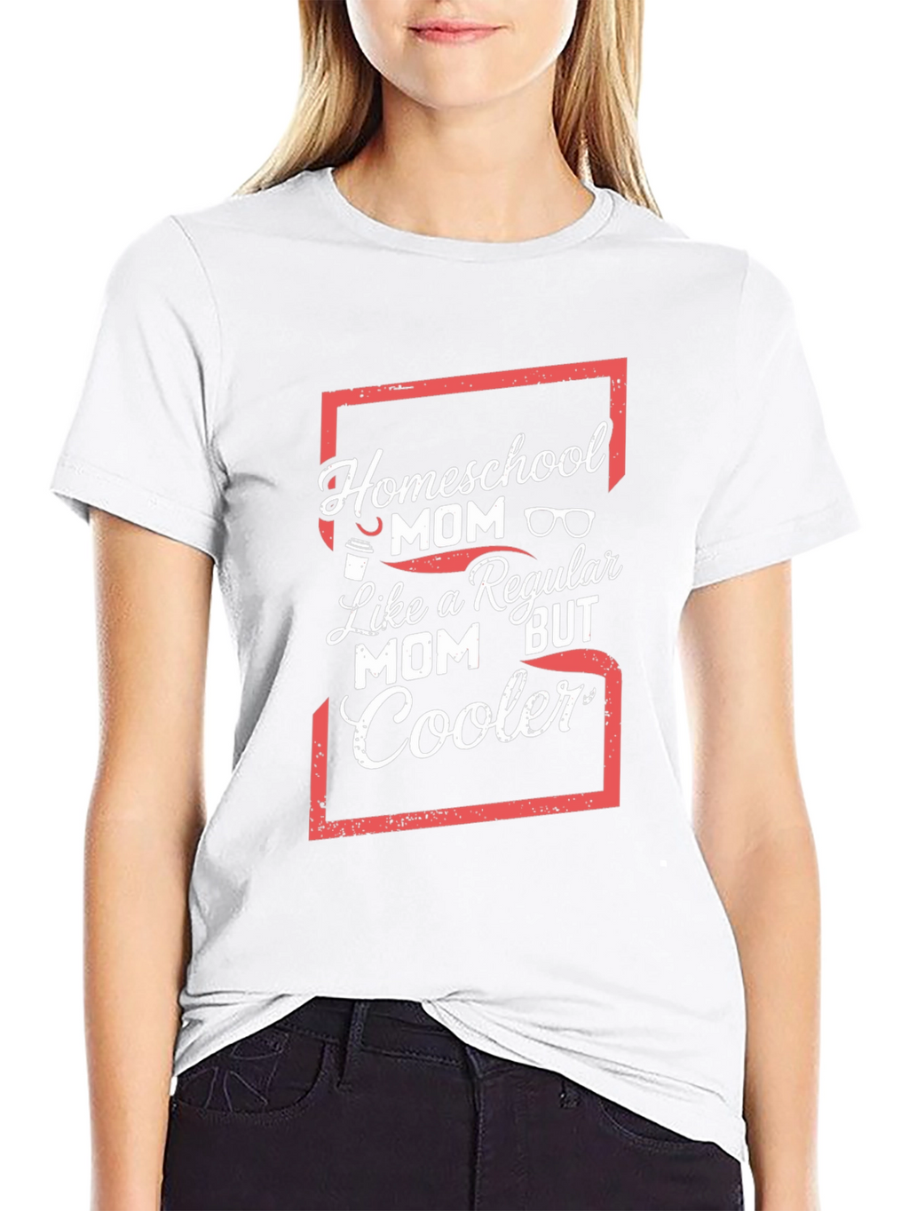 Homeschool Mom Graphic Tee - Regular Mom But Cooler