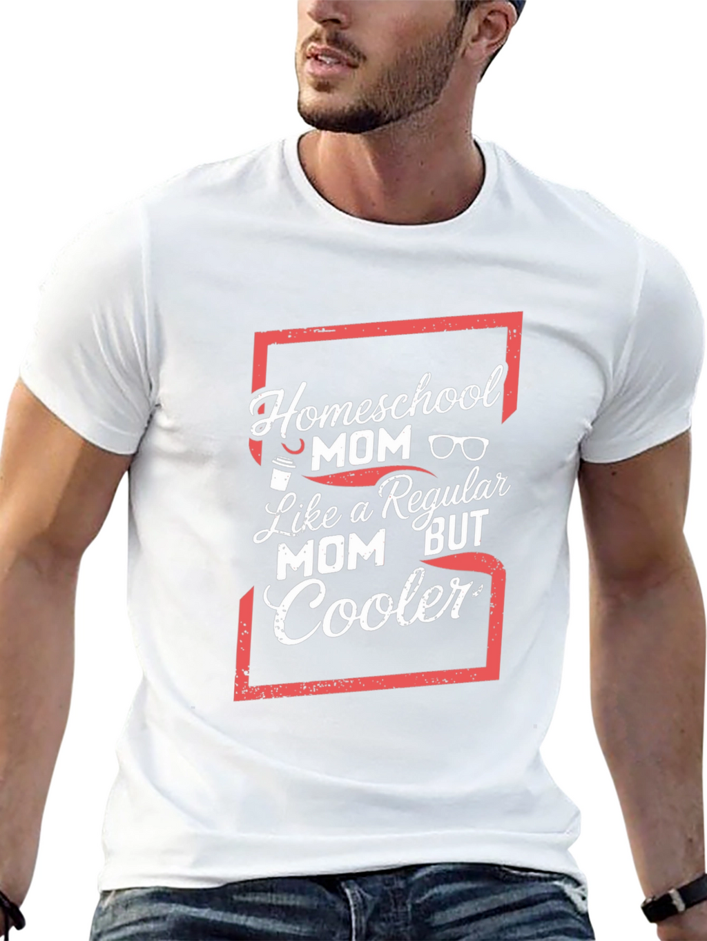 Homeschool Mom Graphic Tee - Regular Mom But Cooler