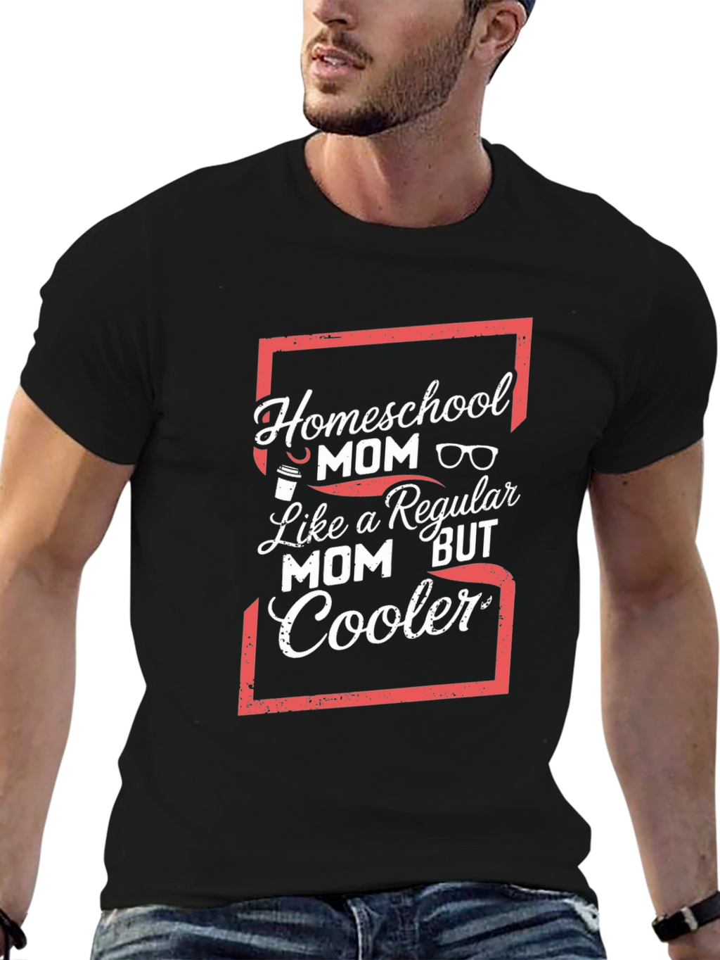 Homeschool Mom Graphic Tee - Regular Mom But Cooler