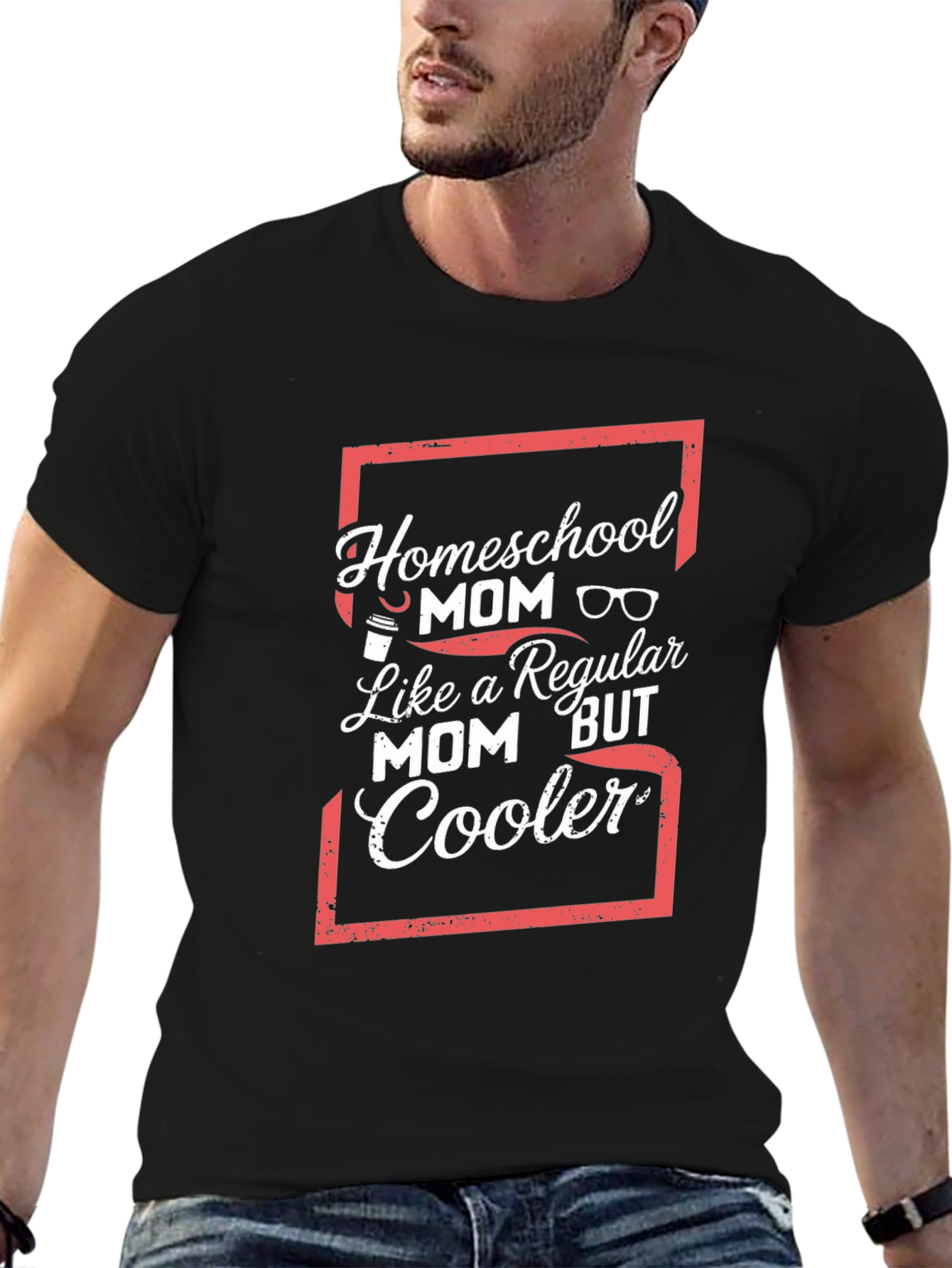 Homeschool Mom Graphic Tee - Regular Mom But Cooler