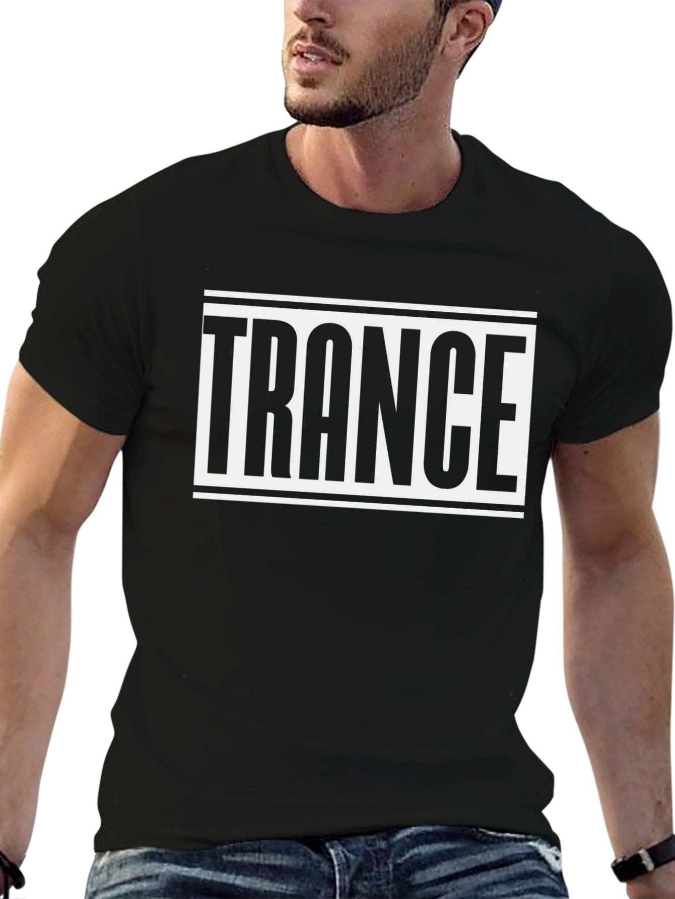 Trance Music T-Shirt - Black Cotton Tee