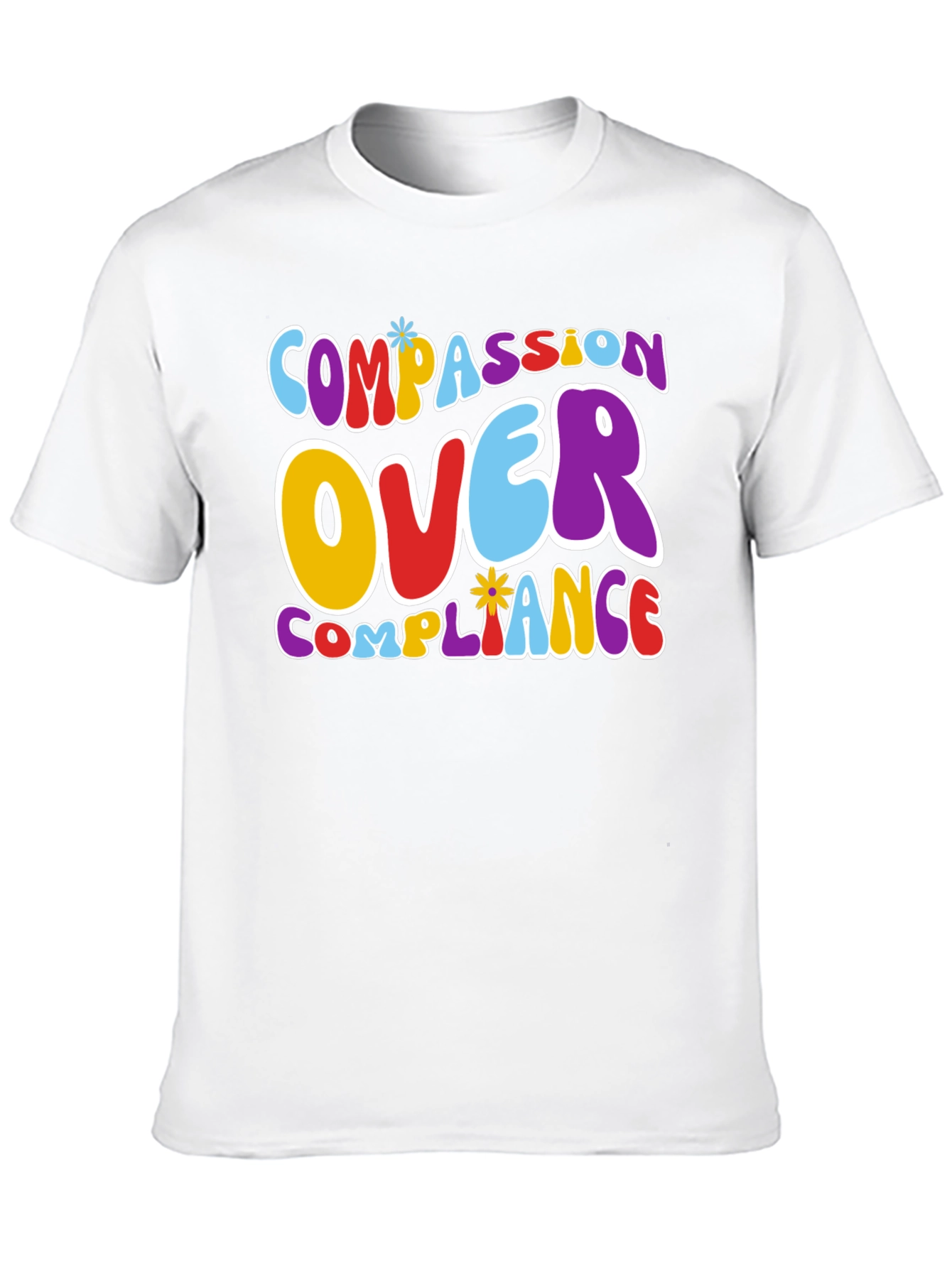 Compassion Over Compliance Graphic Tee