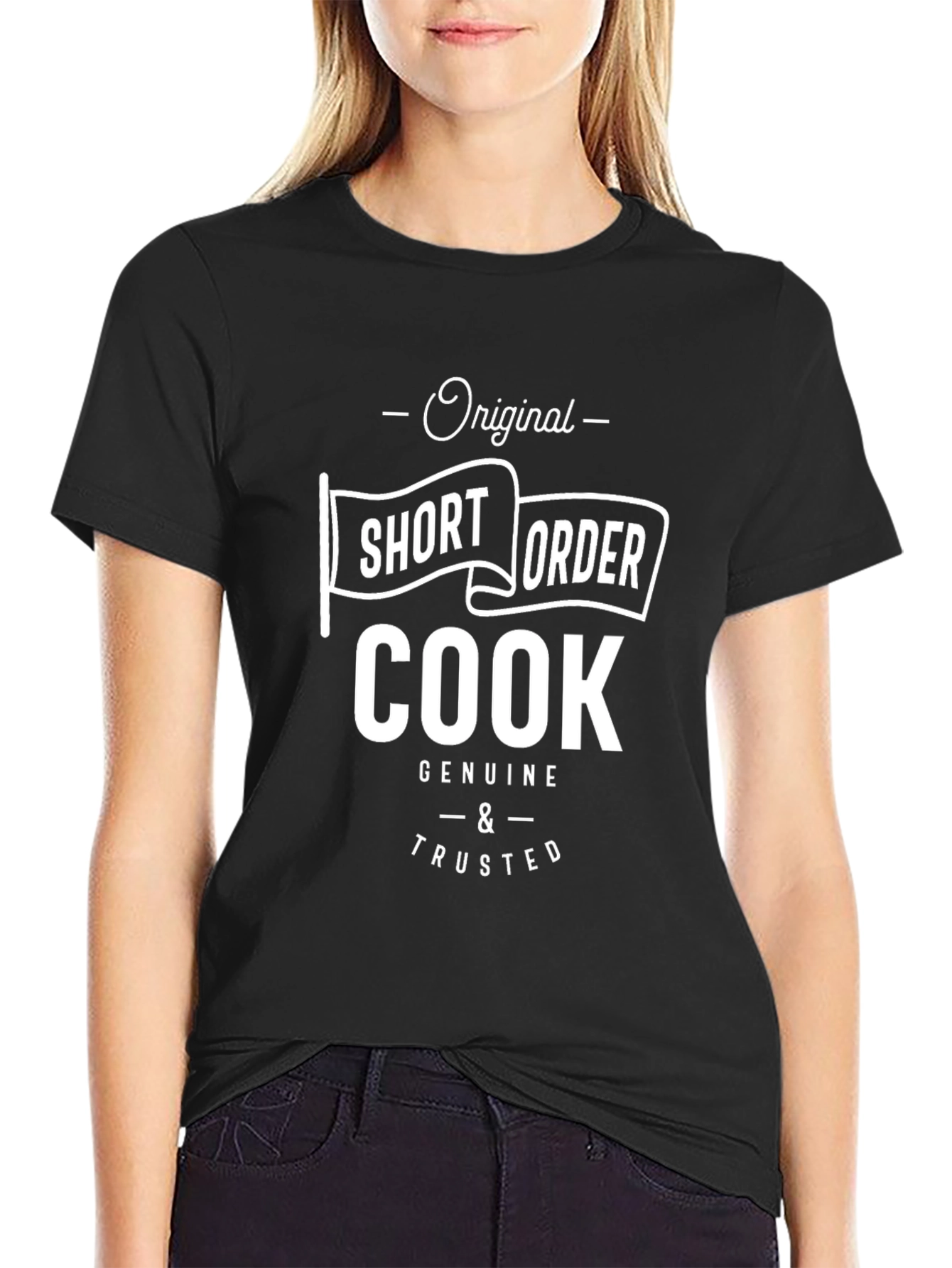 Original Short Order Cook T-Shirt - Genuine & Trusted