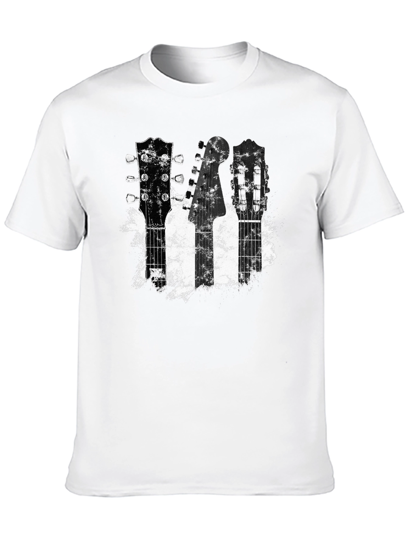 Guitar Headstock T-Shirt - Music Lover Tee