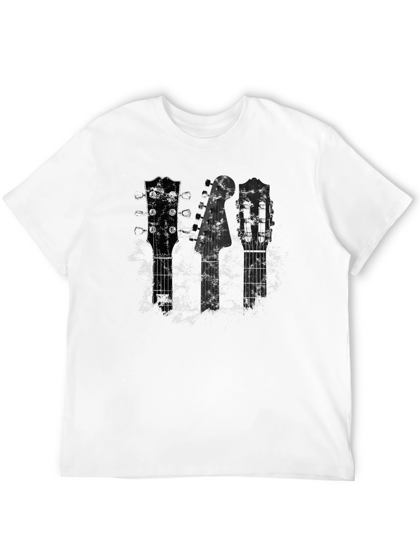 Guitar Headstock T-Shirt - Music Lover Tee