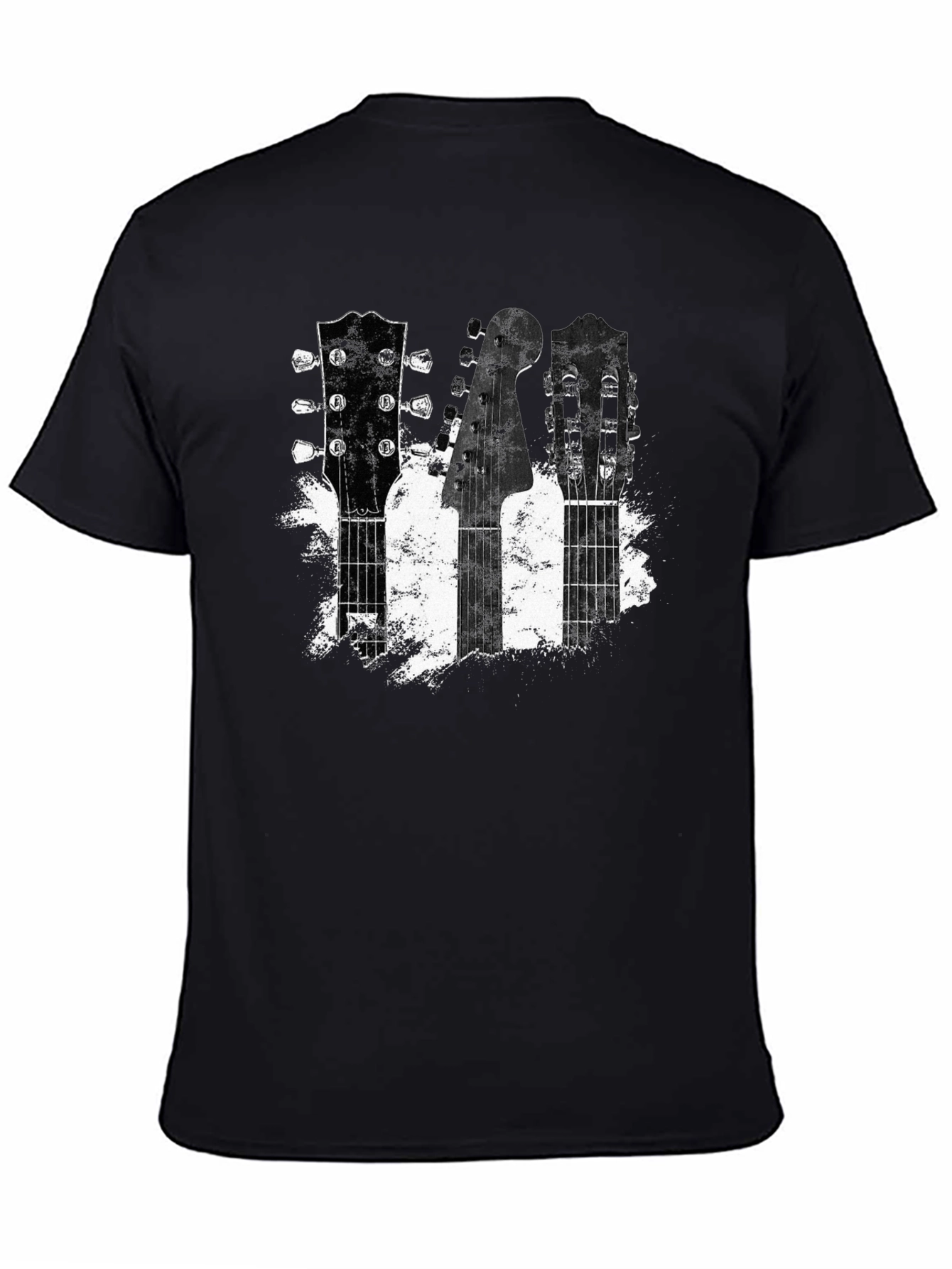 Guitar Headstock T-Shirt - Music Lover Tee