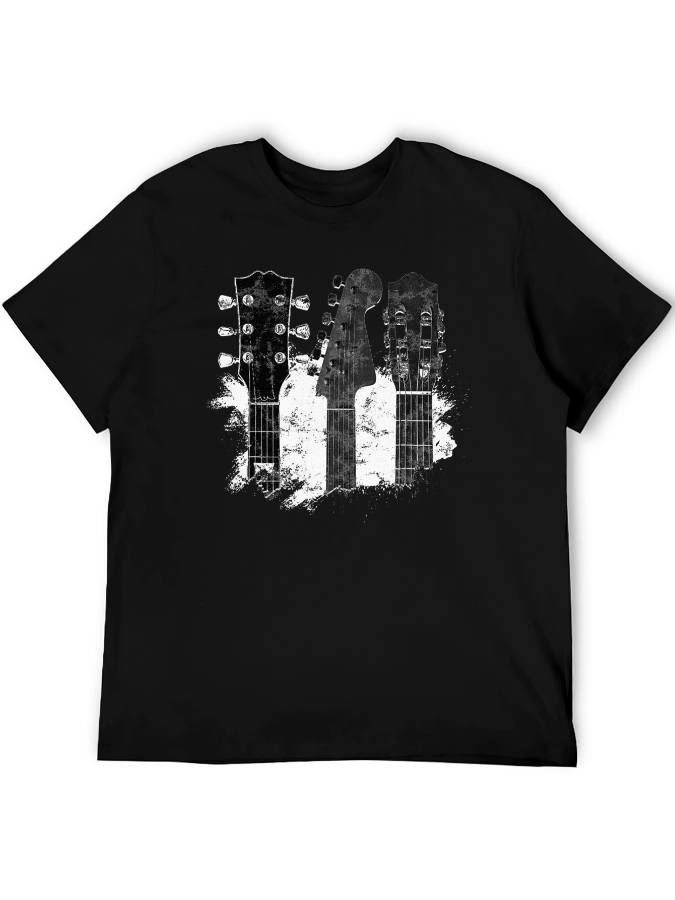 Guitar Headstock T-Shirt - Music Lover Tee