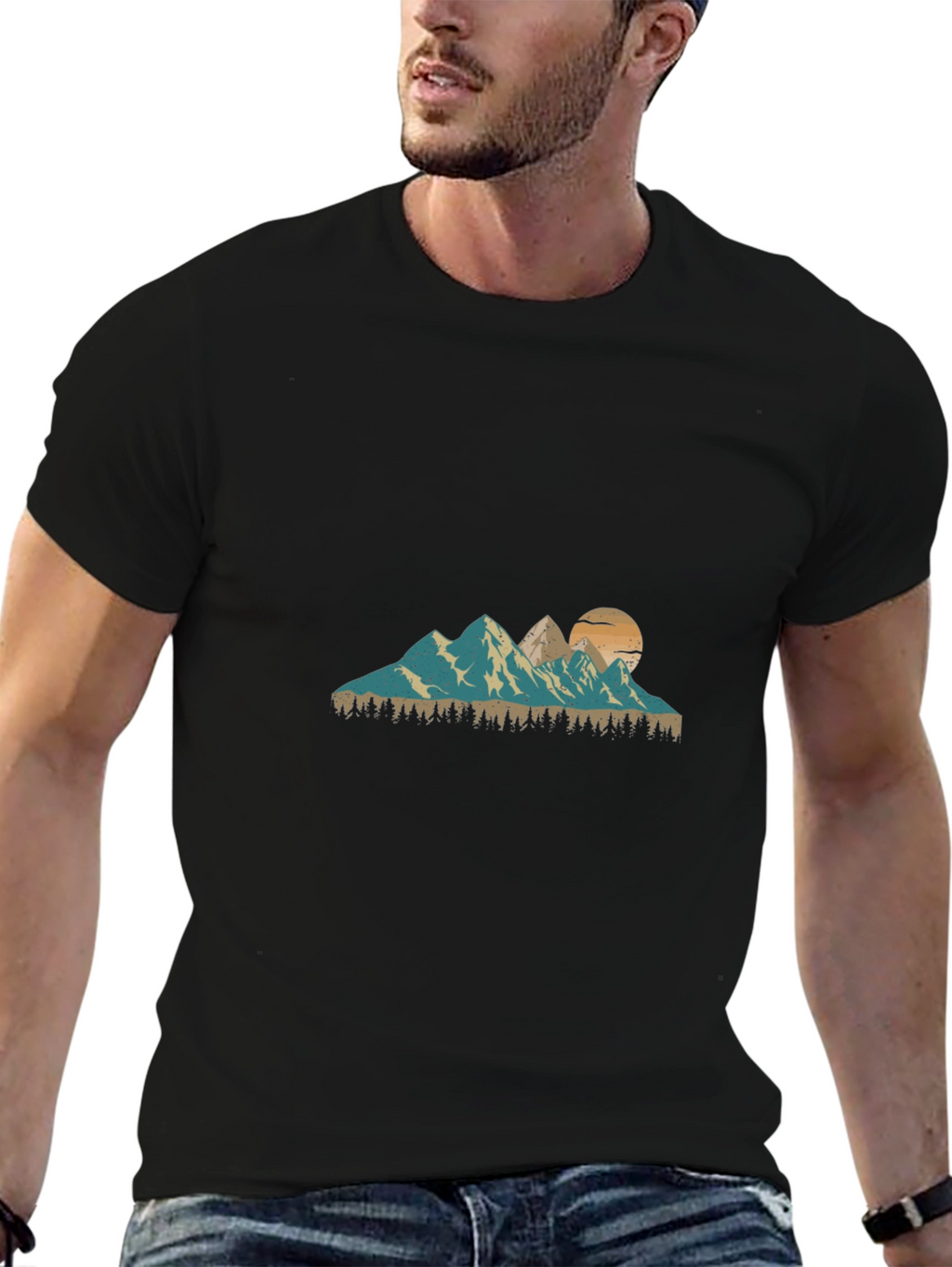 Mountain Graphic Tee - Nature Inspired Design
