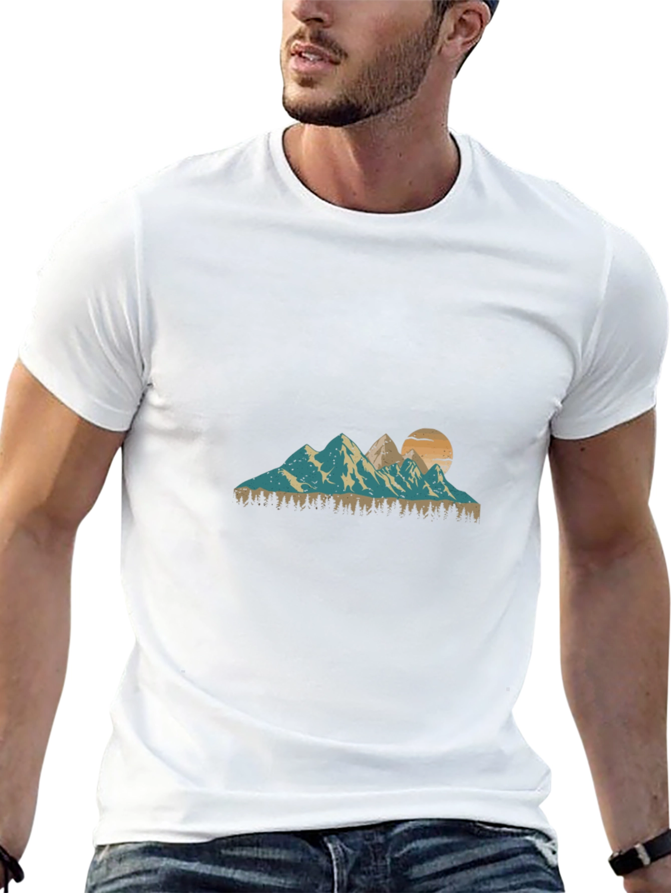 Mountain Graphic Tee - Nature Inspired Design