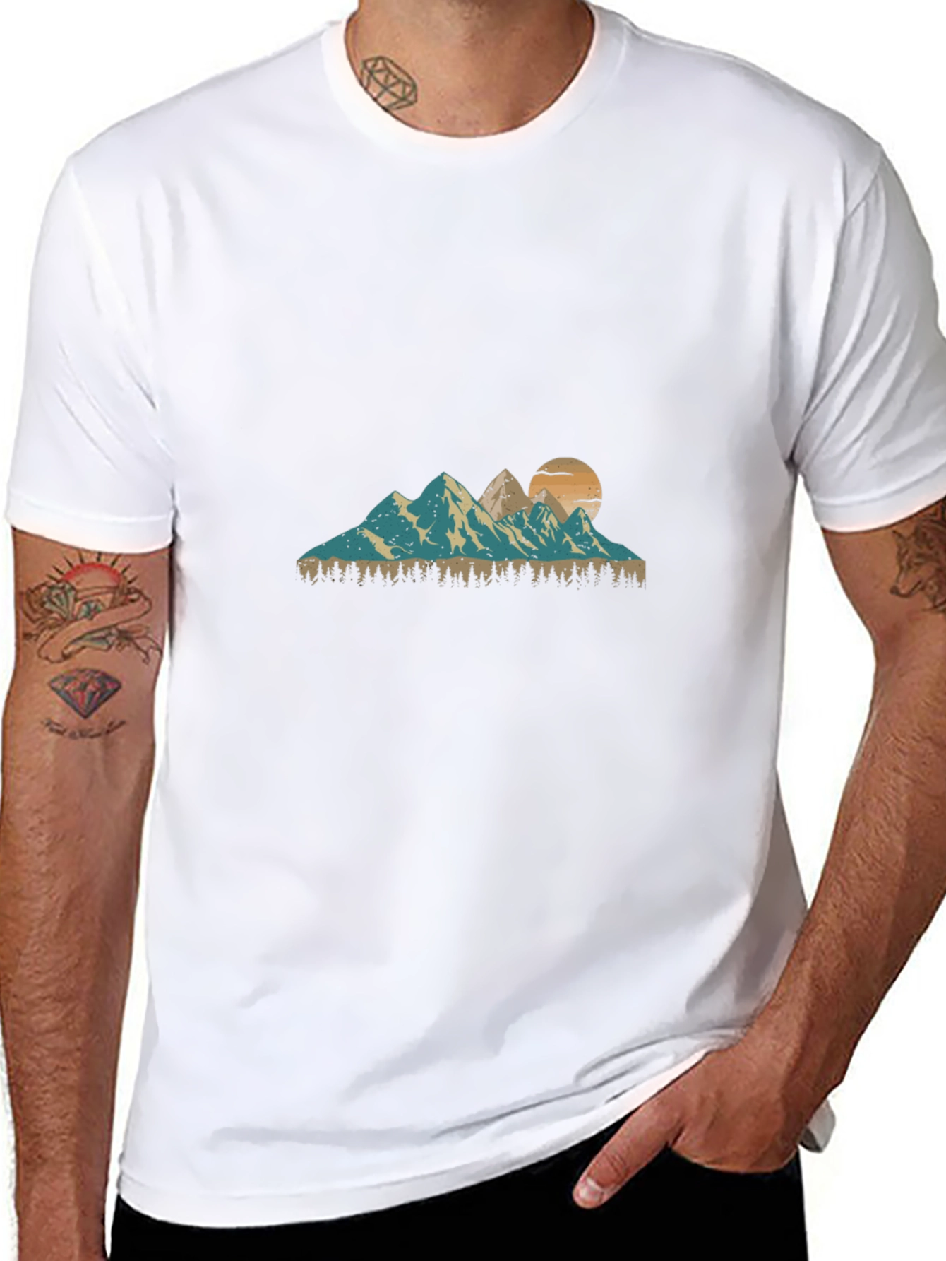 Mountain Graphic Tee - Nature Inspired Design