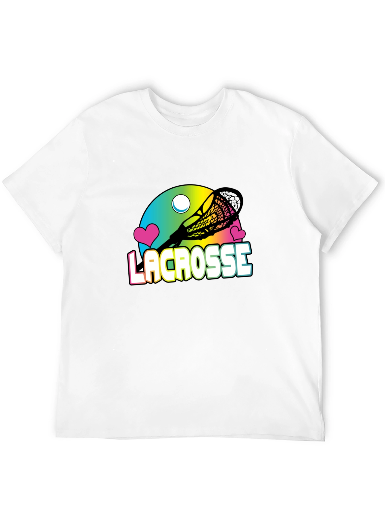 Lacrosse Graphic Black T-Shirt