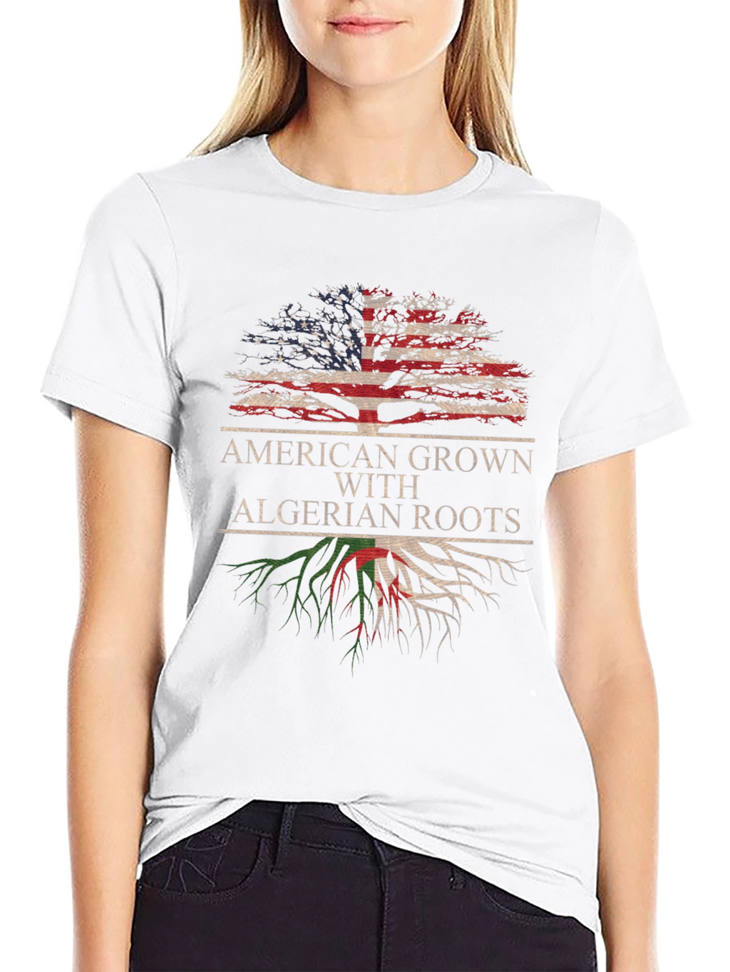 American Grown with Algerian Roots T-Shirt