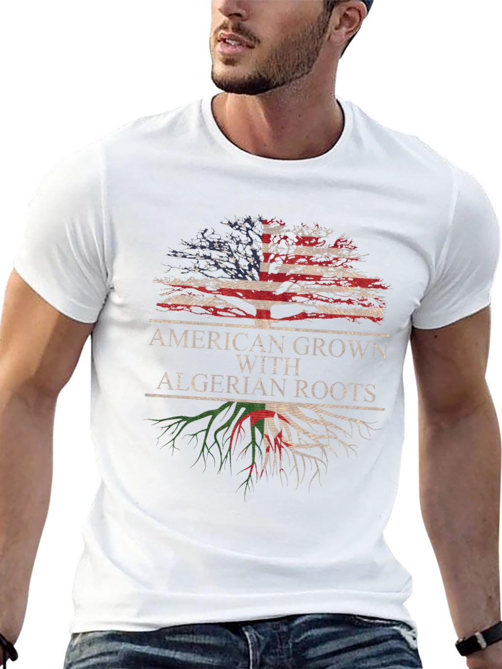 American Grown with Algerian Roots T-Shirt