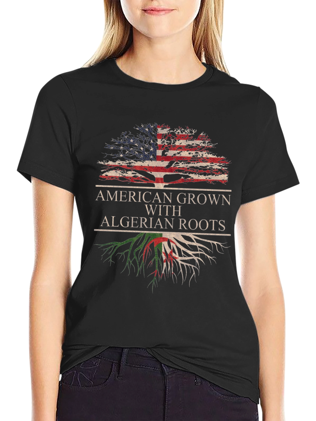 American Grown with Algerian Roots T-Shirt