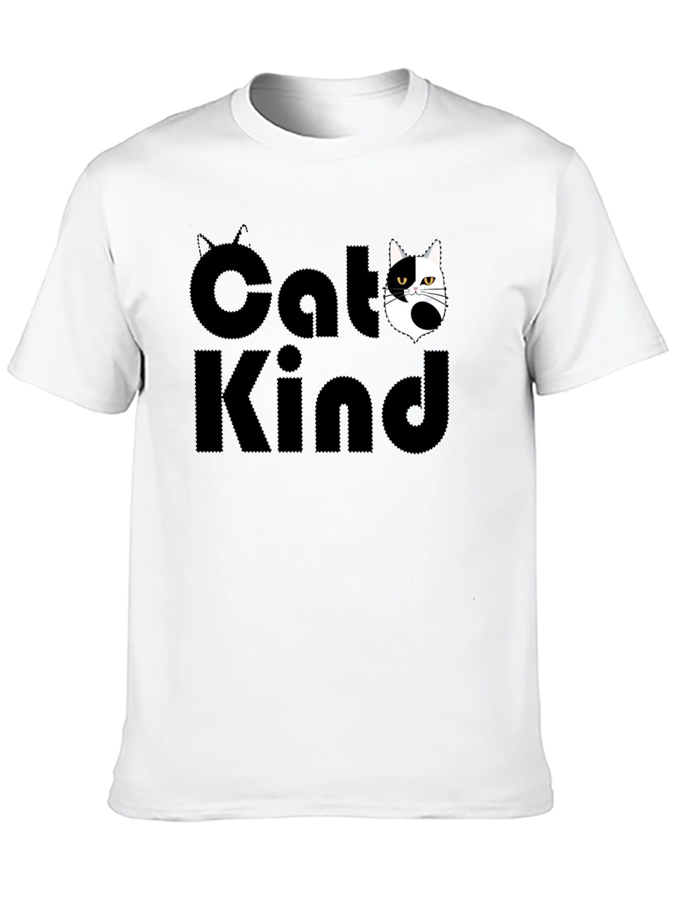 Cat Kind Graphic Tee - Unisex Black T-Shirt