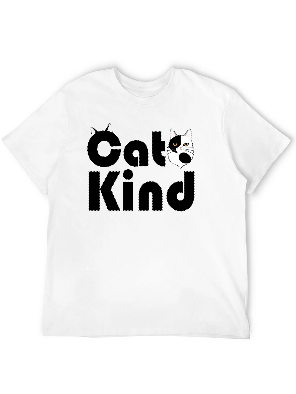 Cat Kind Graphic Tee - Unisex Black T-Shirt