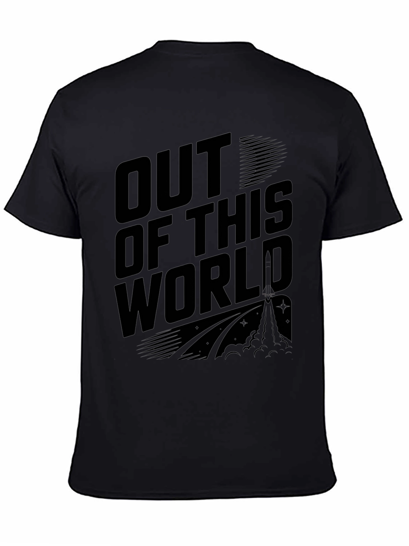 Out of This World Black Graphic Tee