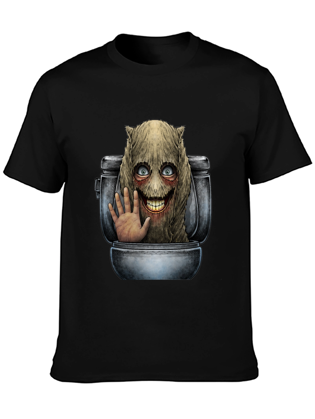 Toilet Monster T-Shirt - Horror Graphic Tee