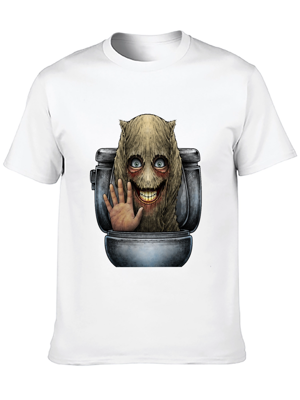 Toilet Monster T-Shirt - Horror Graphic Tee
