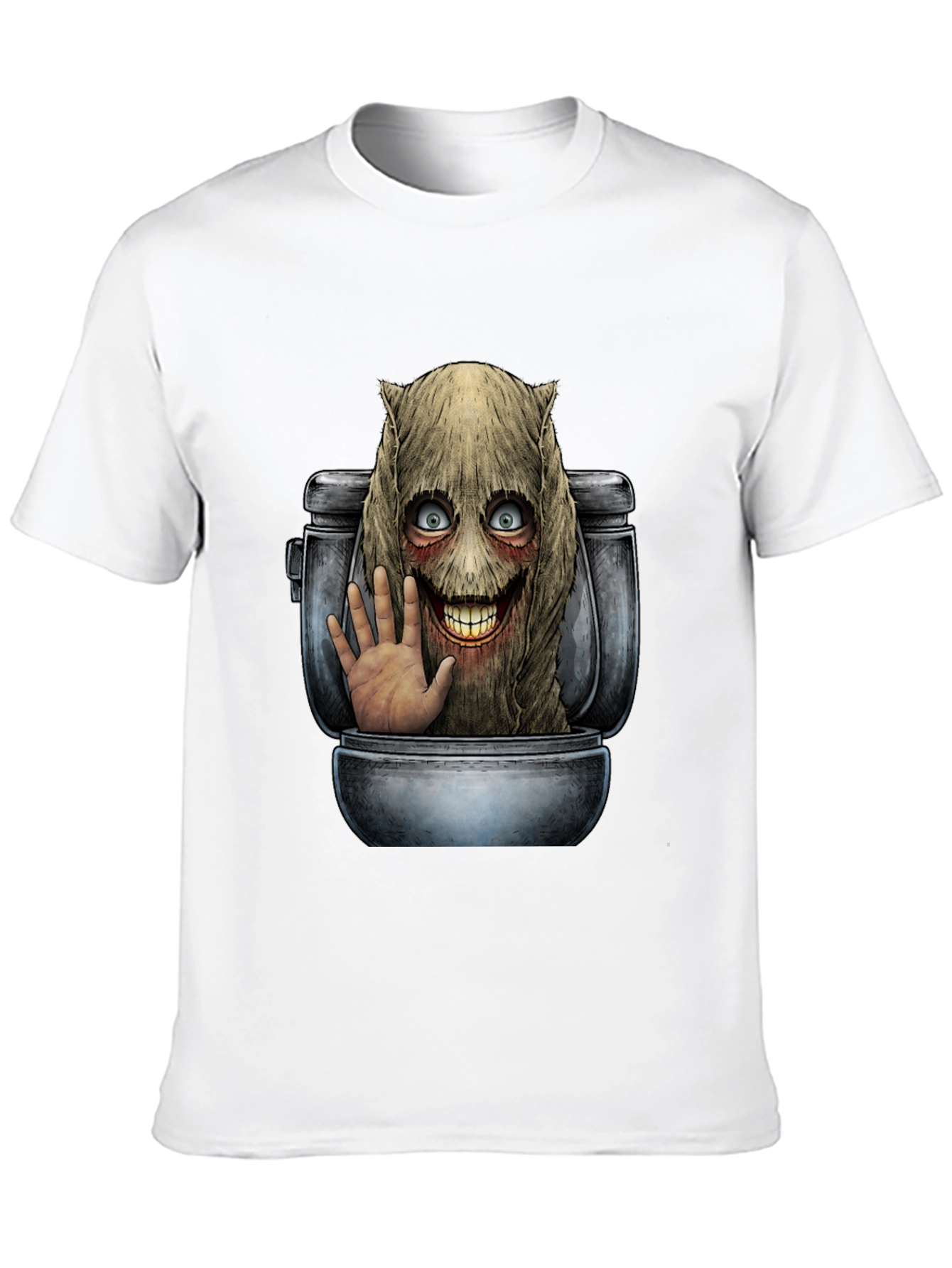 Toilet Monster T-Shirt - Horror Graphic Tee